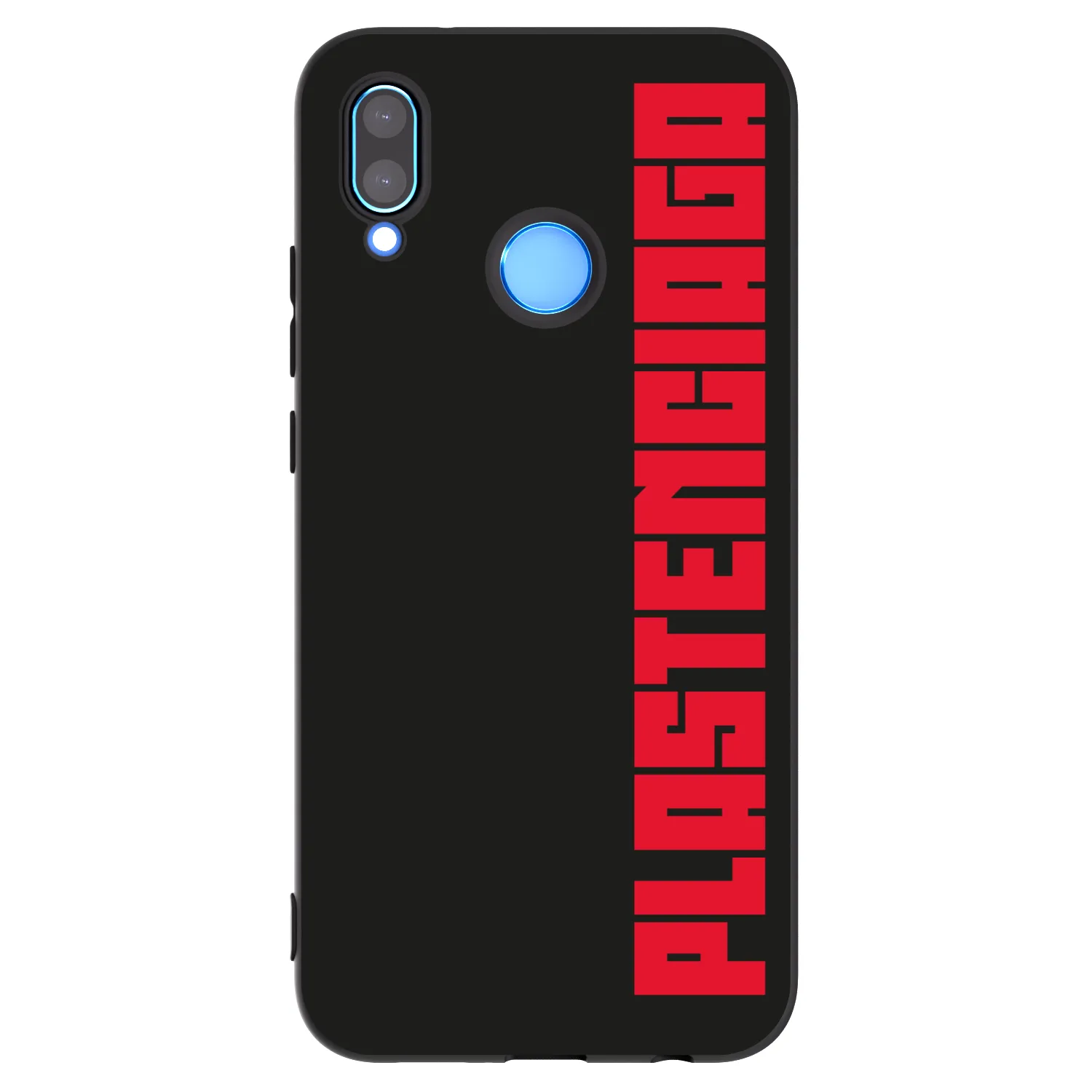 Picasee silikonowe czarne etui na Huawei P20 Lite - Plastenciaga