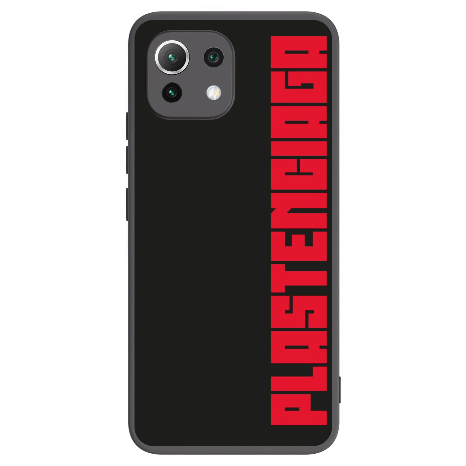 Picasee silikonowe czarne etui na Xiaomi Mi 11 Lite - Plastenciaga
