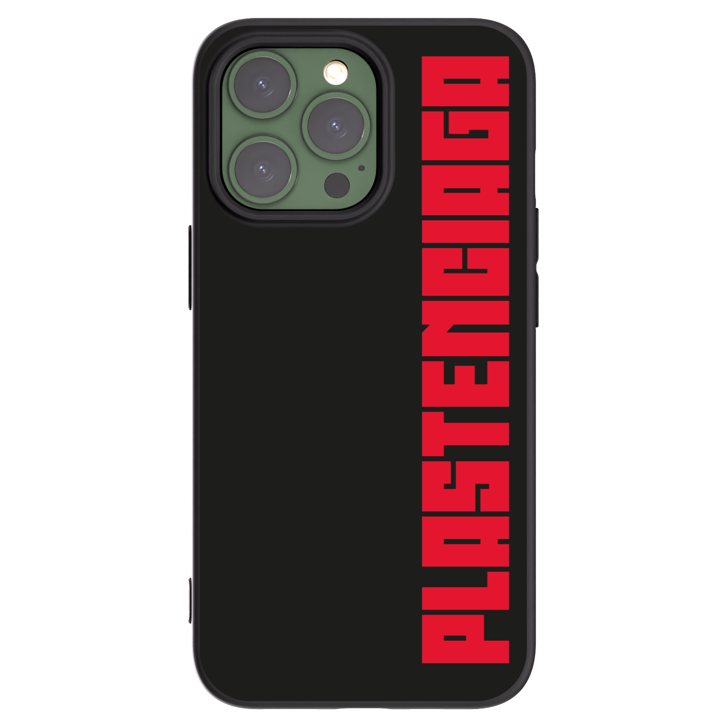 Picasee silikonowe czarne etui na Apple iPhone 13 Pro - Plastenciaga