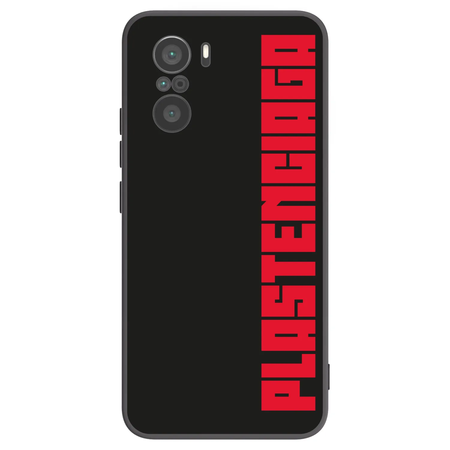 Picasee silikonowe czarne etui na Xiaomi Poco F3 - Plastenciaga