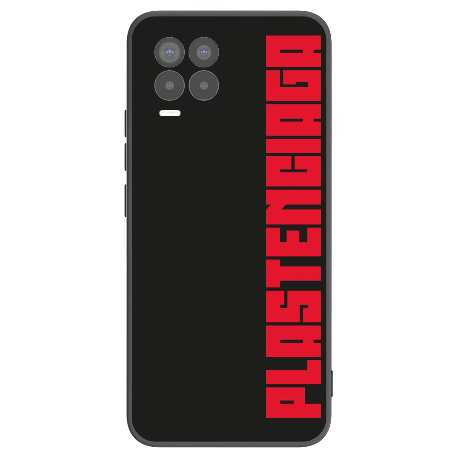 Picasee silikonowe czarne etui na Realme 8 Pro - Plastenciaga