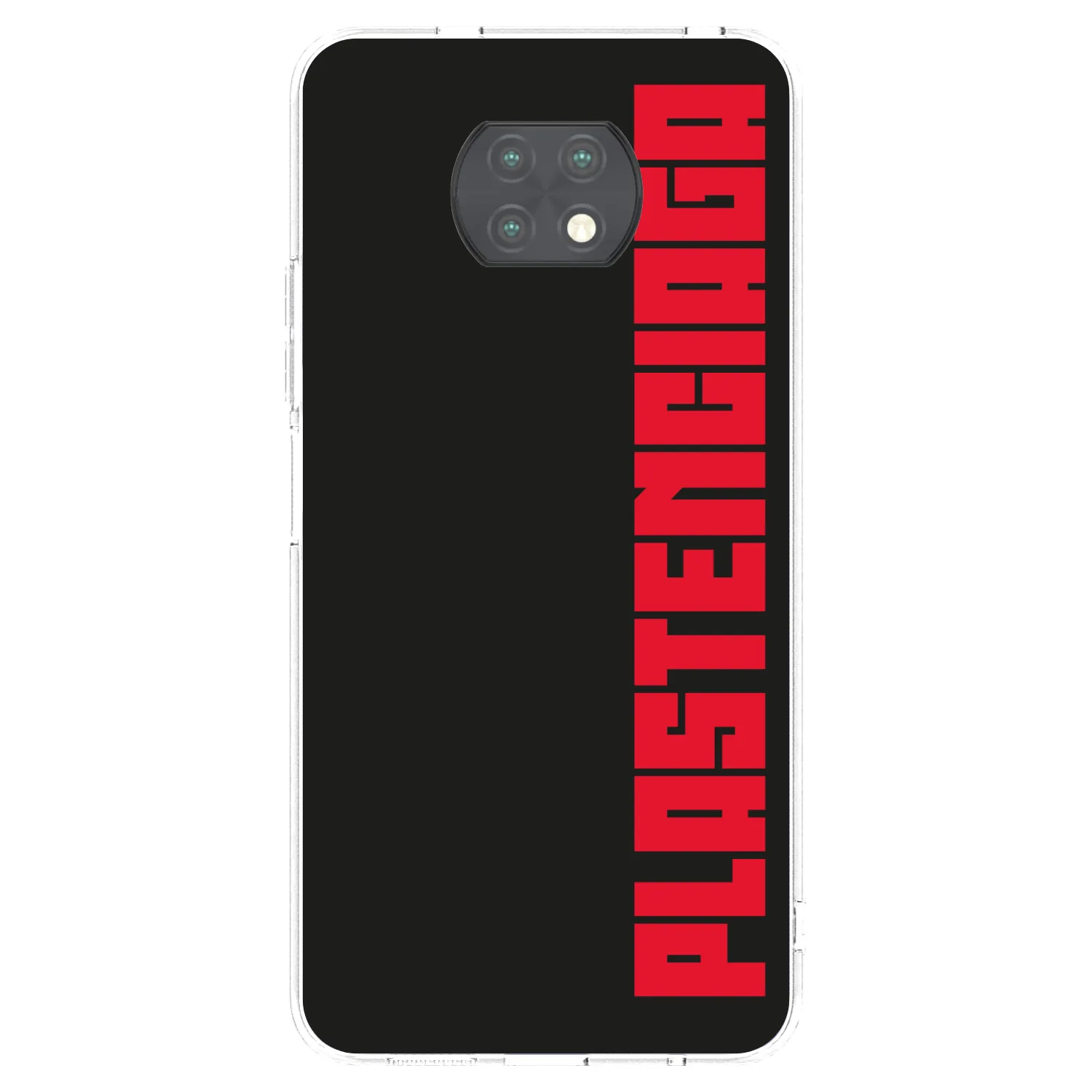 Picasee silikonowe przeźroczyste etui na Xiaomi Redmi Note 9T - Plastenciaga