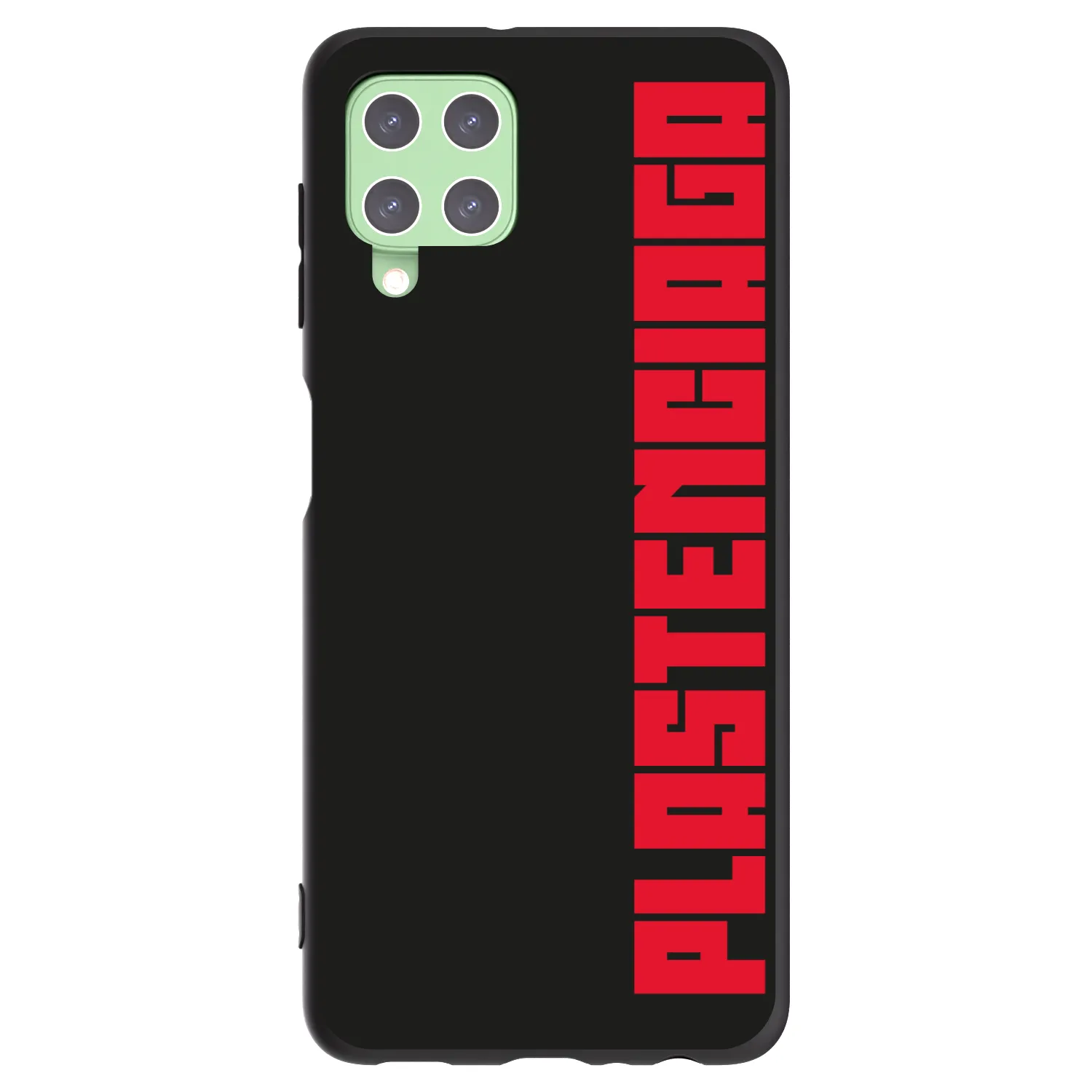 Picasee silikonowe czarne etui na Samsung Galaxy A22 A225F 4G - Plastenciaga