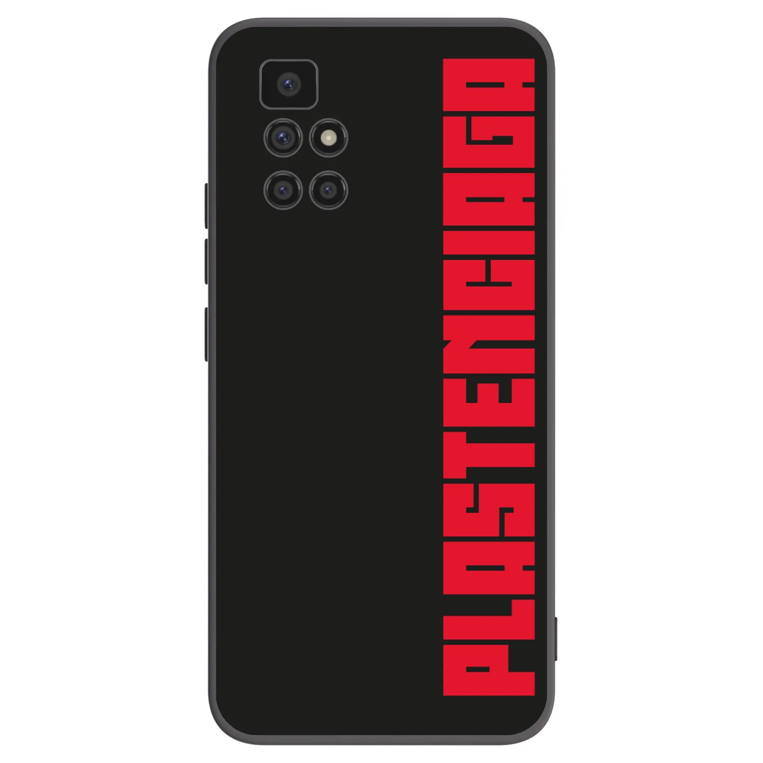 Picasee silikonowe czarne etui na Xiaomi Redmi 10 - Plastenciaga
