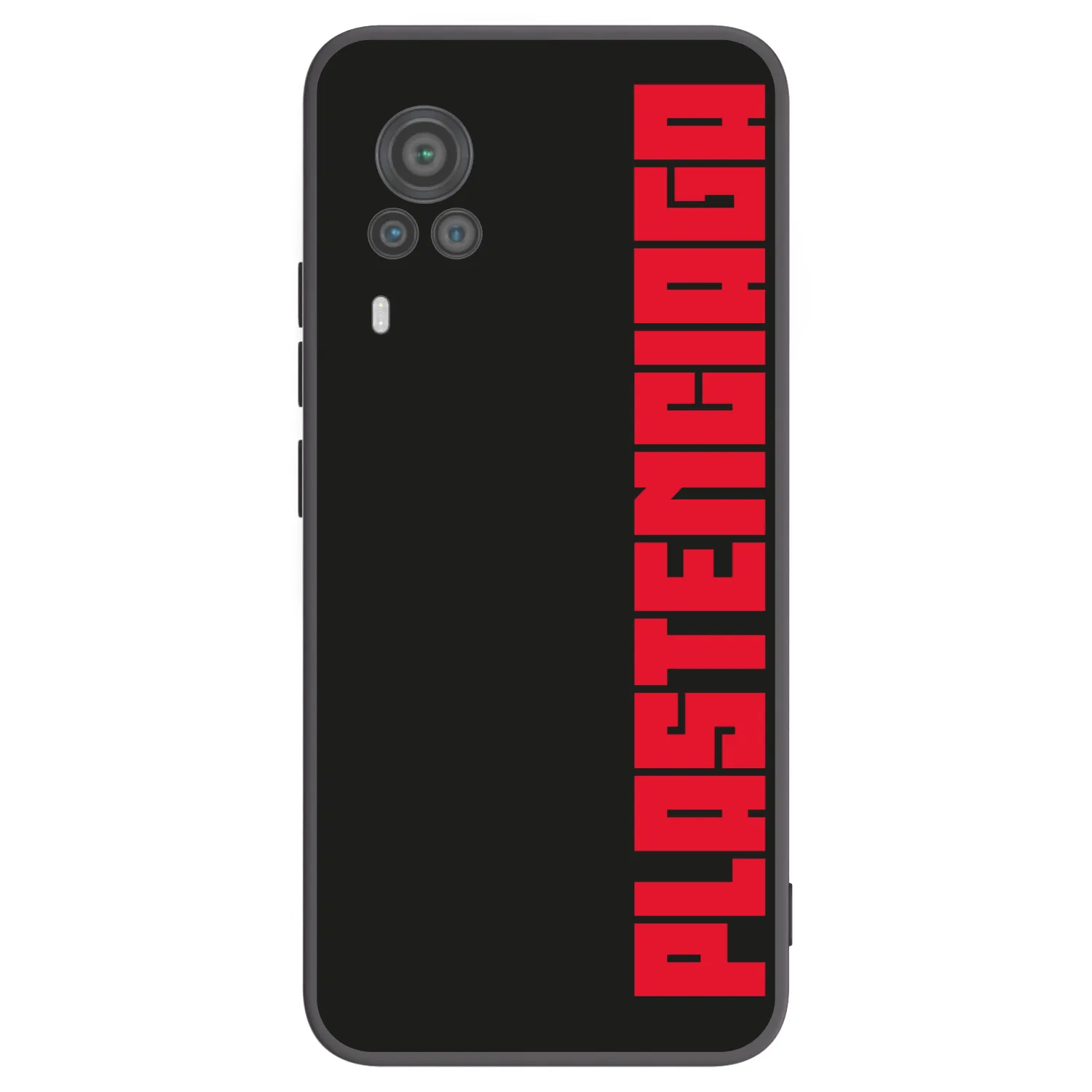 Picasee silikonowe czarne etui na Vivo X60 Pro 5G - Plastenciaga