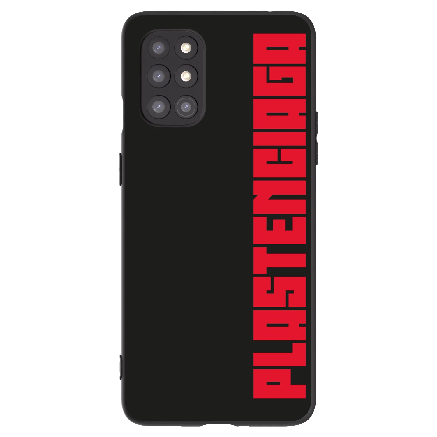 Picasee silikonowe czarne etui na OnePlus 8T - Plastenciaga
