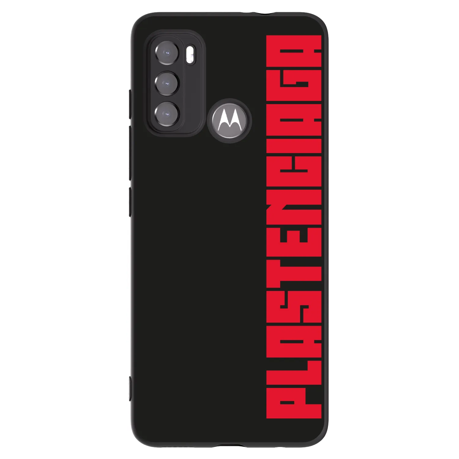 Picasee silikonowe czarne etui na Motorola Moto G60 - Plastenciaga