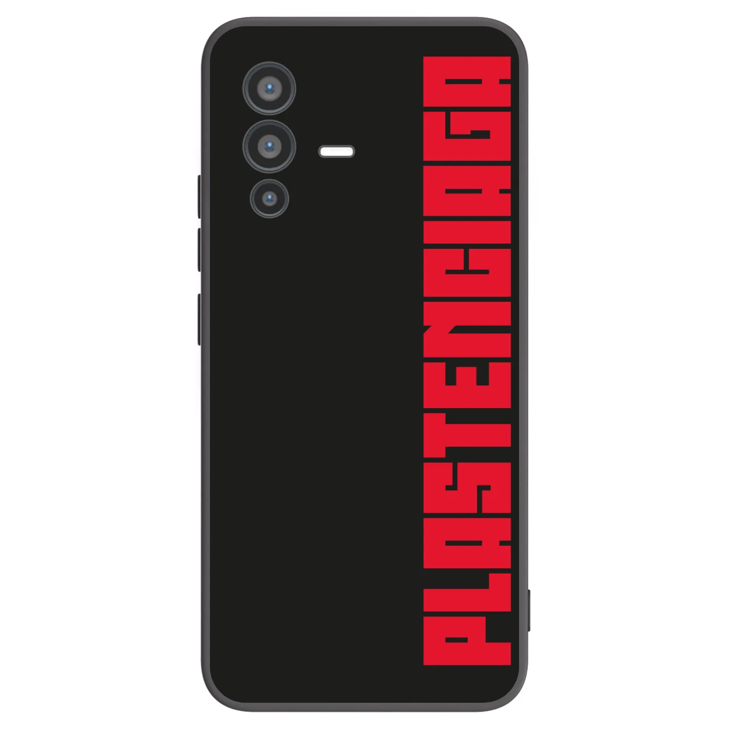 Picasee silikonowe czarne etui na Vivo V23 5G - Plastenciaga