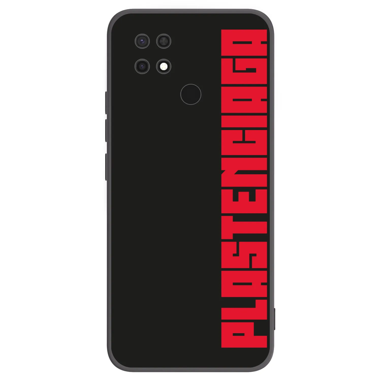 Picasee silikonowe czarne etui na Xiaomi Redmi 10C - Plastenciaga