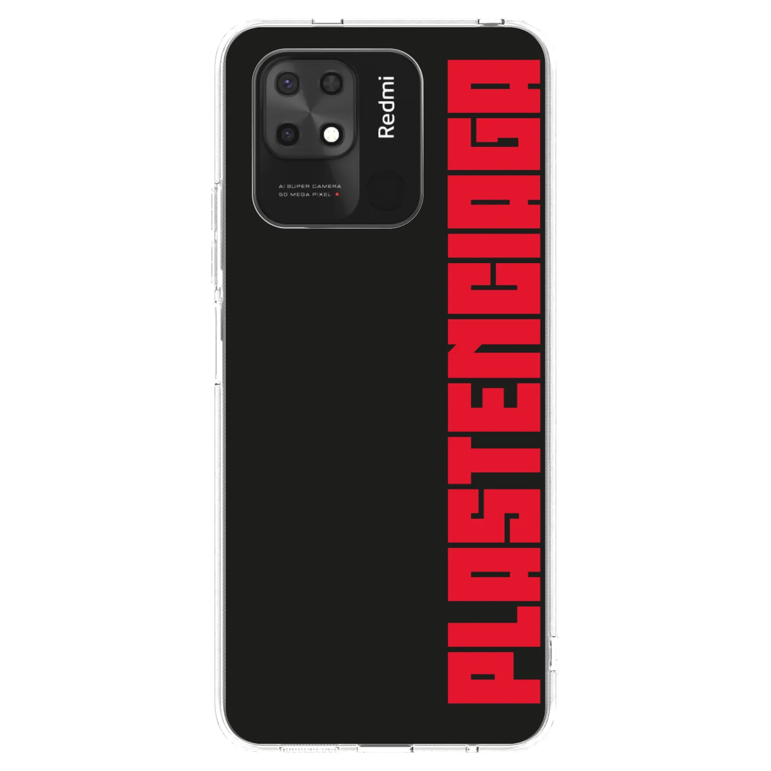 Picasee silikonowe przeźroczyste etui na Xiaomi Redmi 10C - Plastenciaga