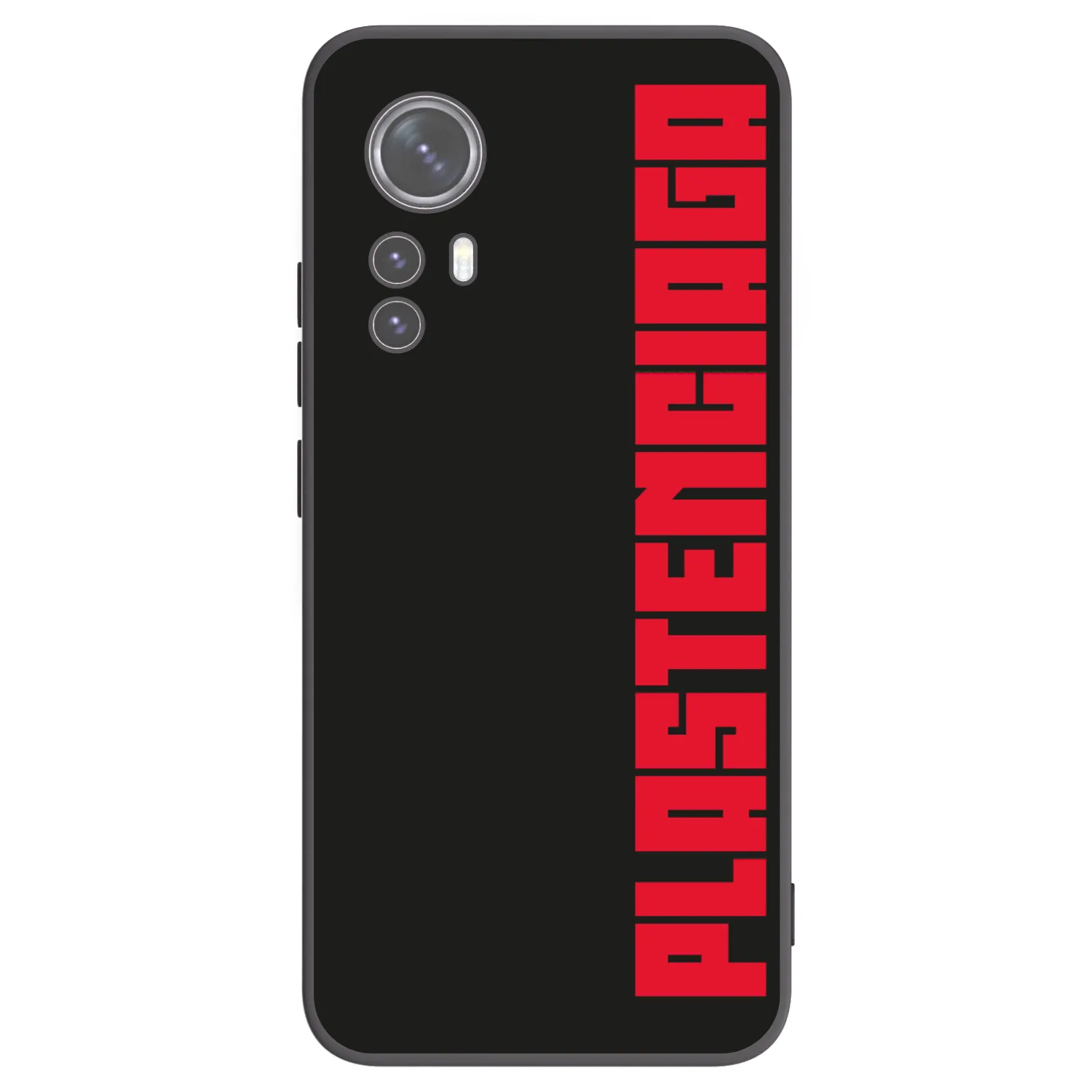 Picasee silikonowe czarne etui na Xiaomi 12X - Plastenciaga