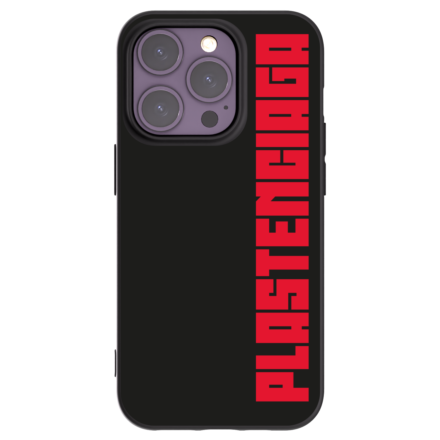 Picasee silikonowe czarne etui na Apple iPhone 14 Pro - Plastenciaga