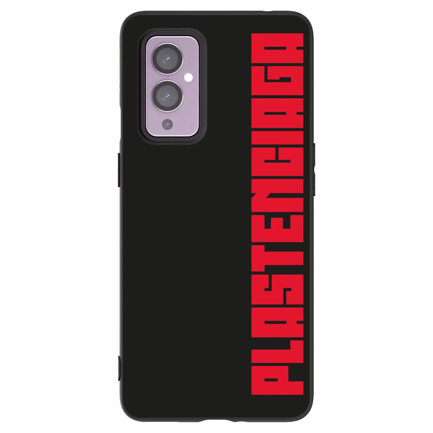 Picasee silikonowe czarne etui na OnePlus 9 - Plastenciaga