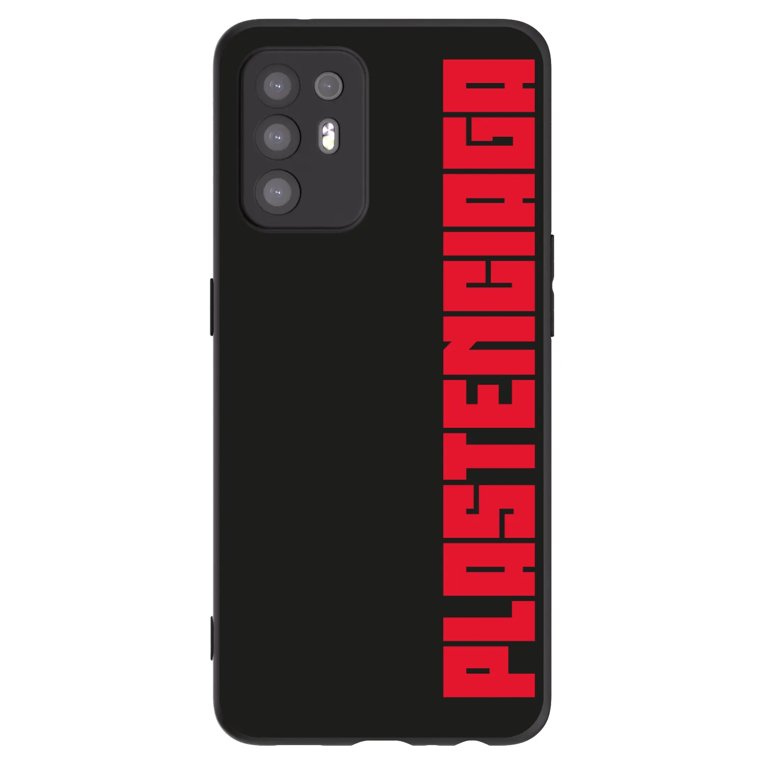 Picasee silikonowe czarne etui na OPPO A94 5G - Plastenciaga