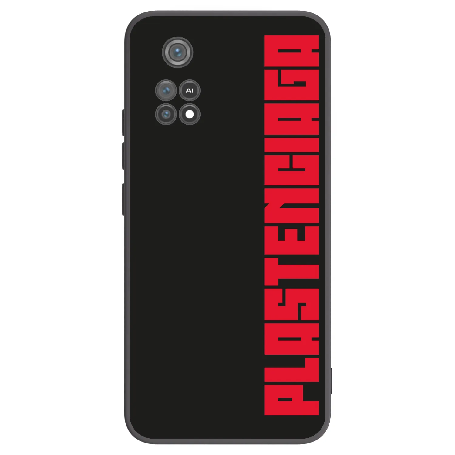Picasee silikonowe czarne etui na Xiaomi Poco M4 Pro - Plastenciaga