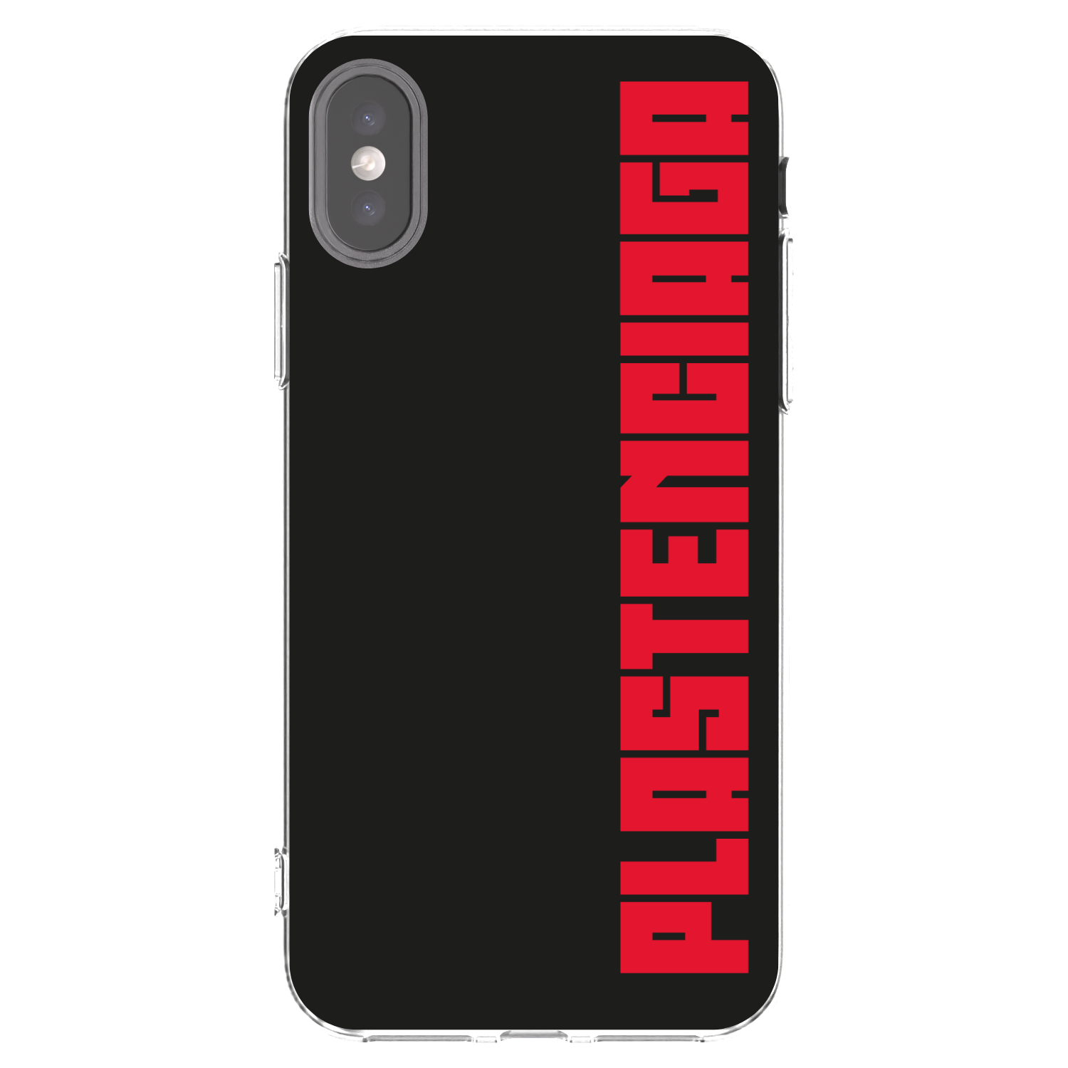 Picasee silikonowe przeźroczyste etui na Apple iPhone X/XS - Plastenciaga