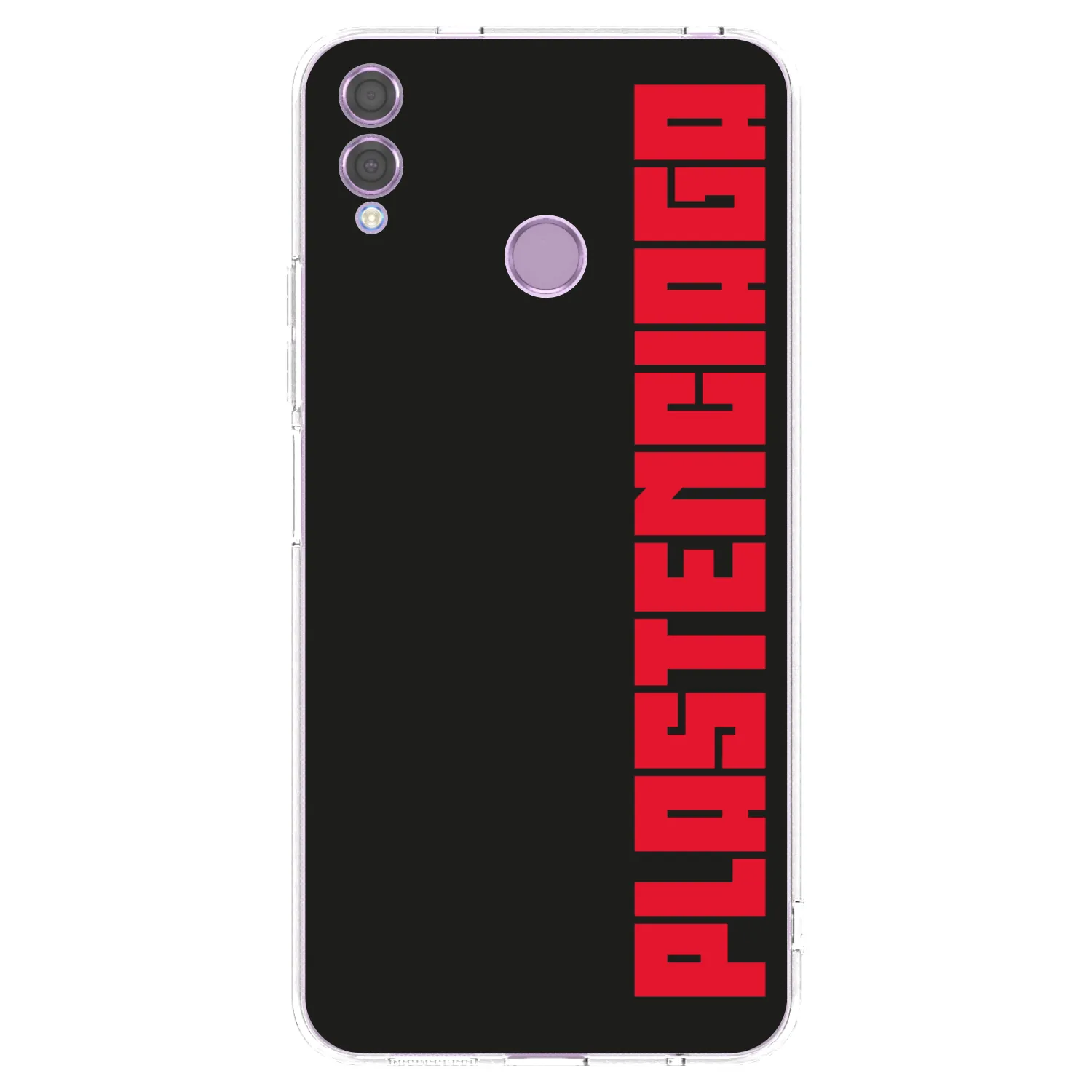 Picasee silikonowe przeźroczyste etui na Honor 8X - Plastenciaga