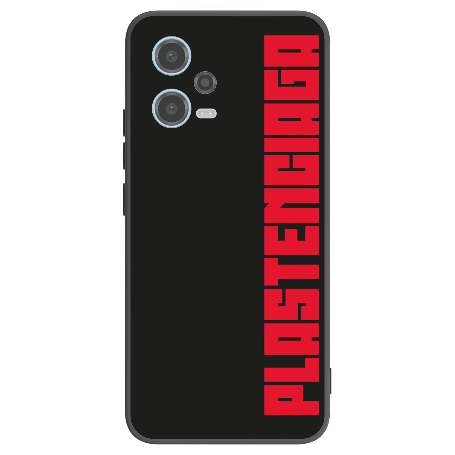Picasee silikonowe czarne etui na Xiaomi Redmi Note 12 5G - Plastenciaga