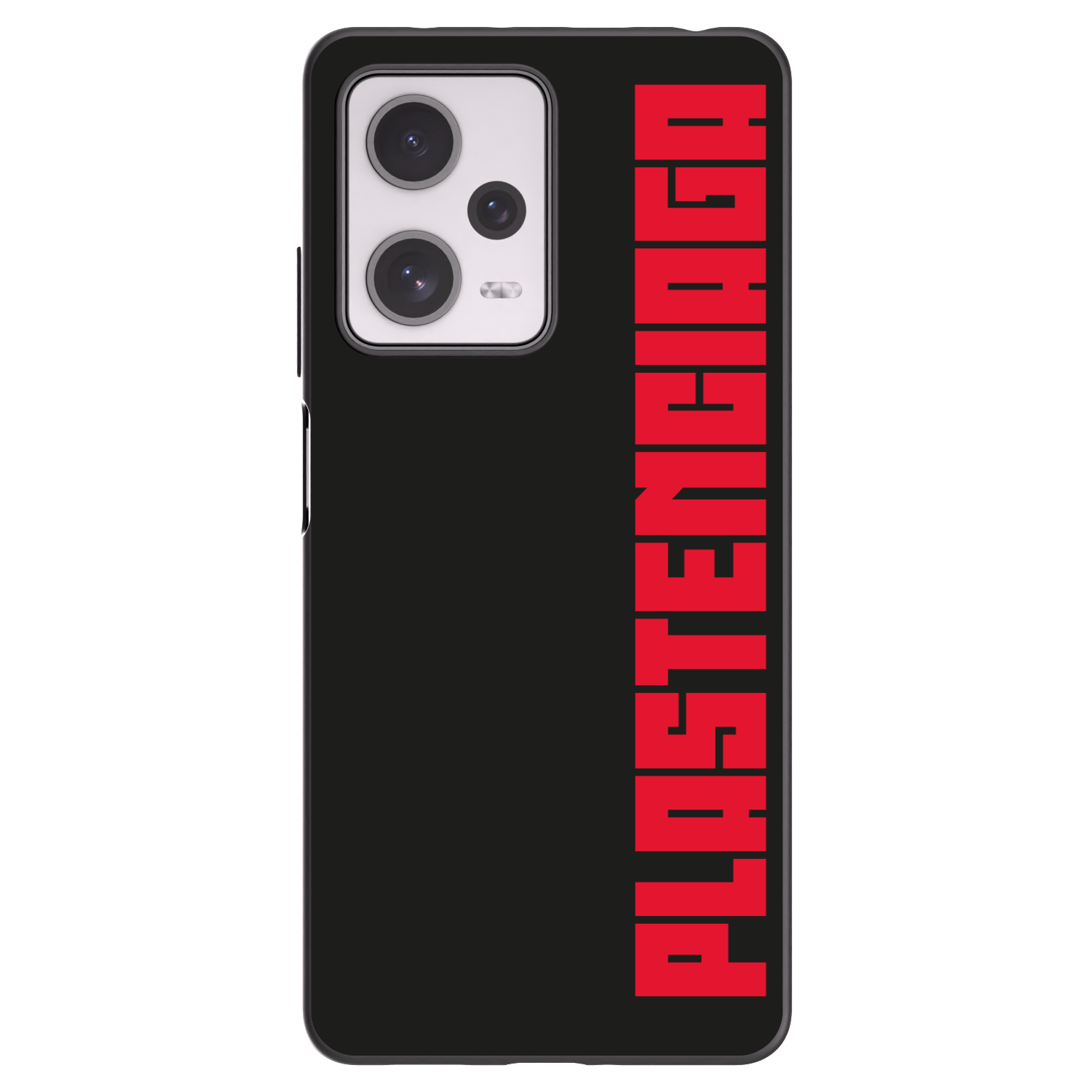 Picasee silikonowe czarne etui na Xiaomi Redmi Note 12 Pro+ 5G - Plastenciaga