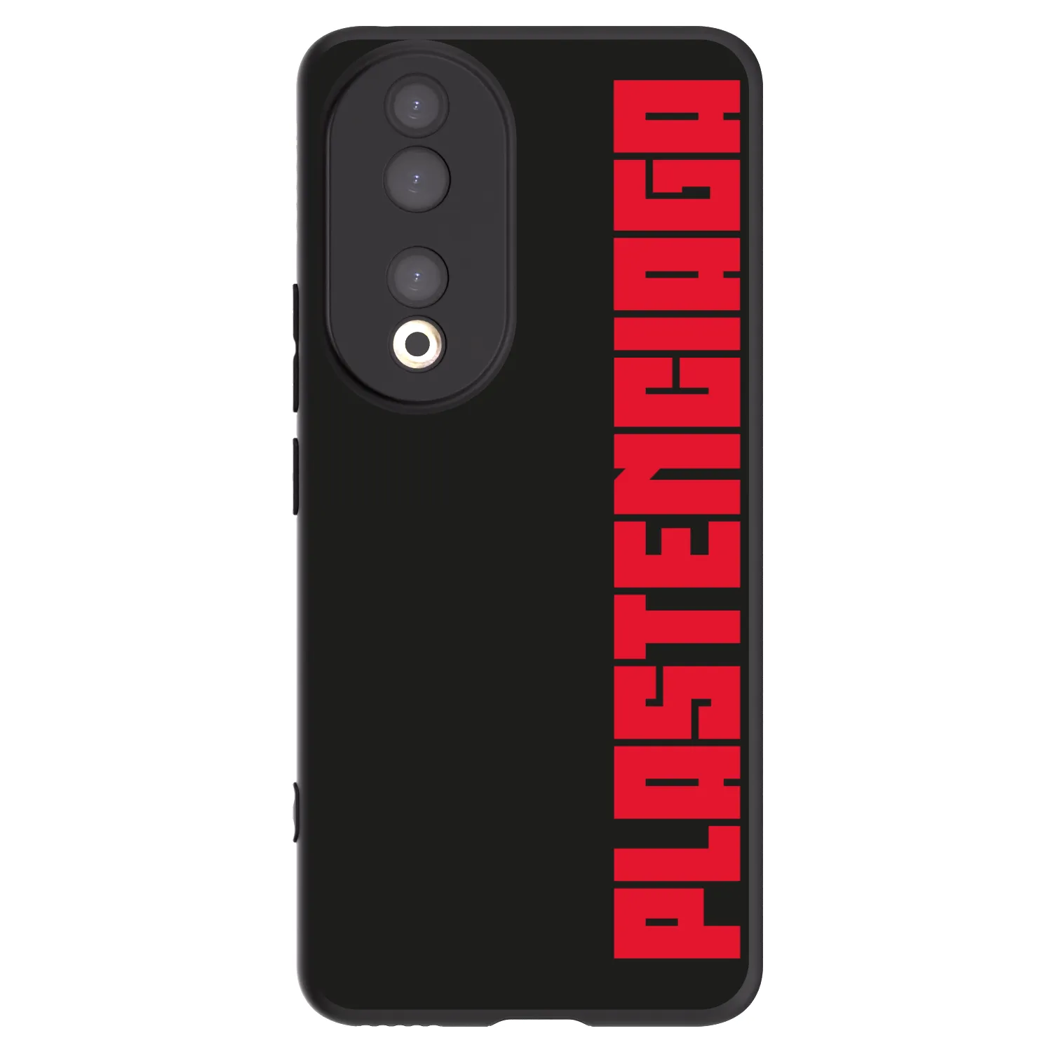 Picasee silikonowe czarne etui na Honor 90 5G - Plastenciaga
