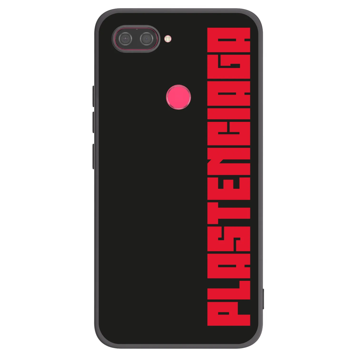 Picasee silikonowe czarne etui na Xiaomi Mi 8 Lite - Plastenciaga