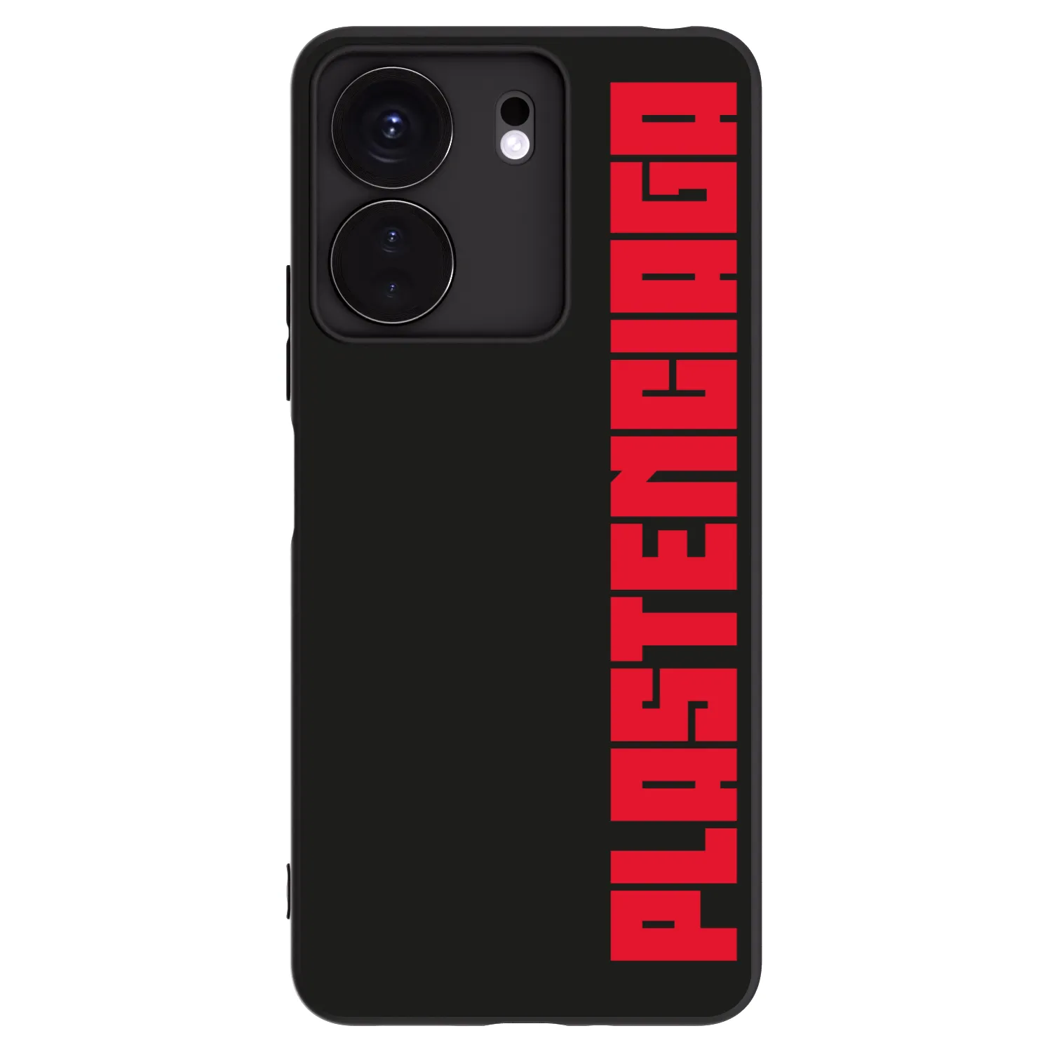 Picasee silikonowe czarne etui na Xiaomi Redmi 13C 4G - Plastenciaga