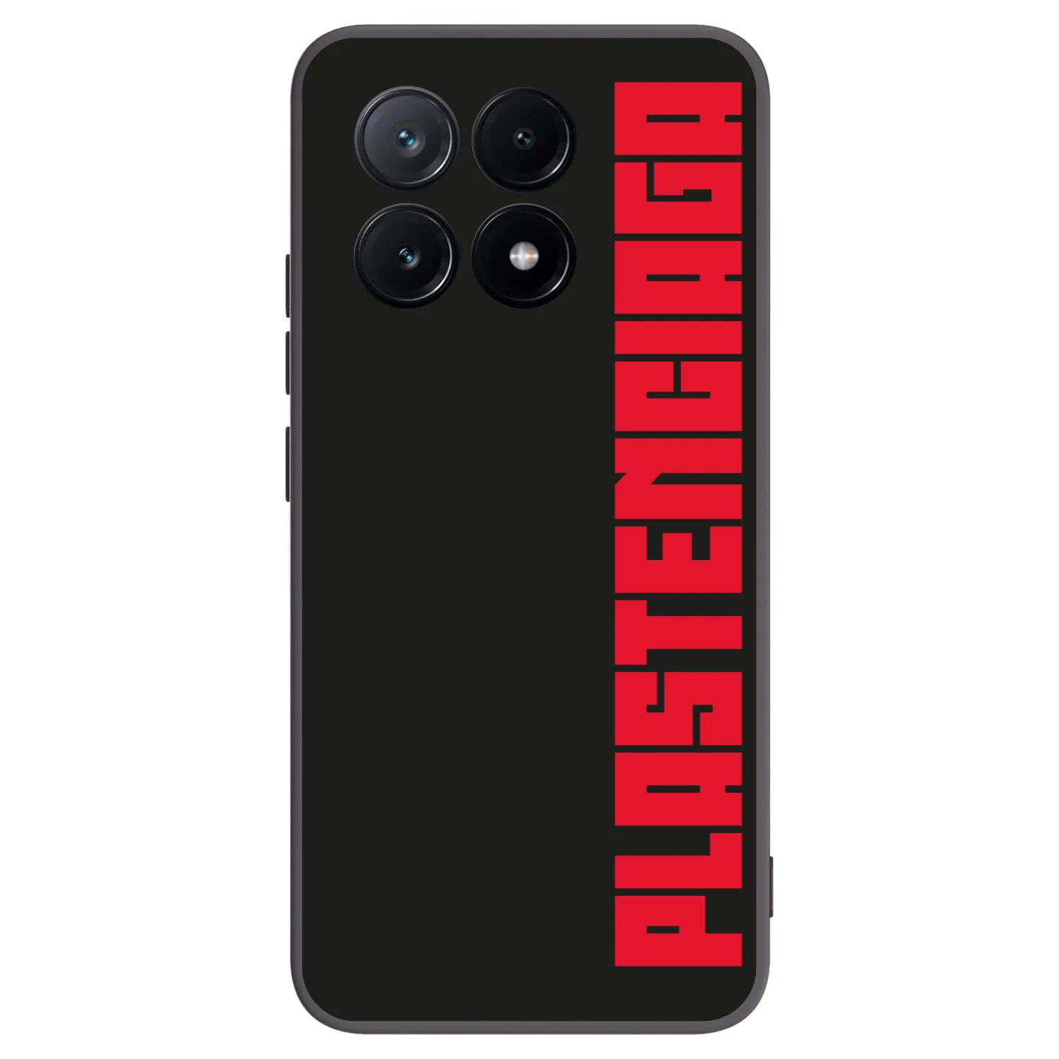 Picasee silikonowe czarne etui na Xiaomi Poco X6 Pro - Plastenciaga