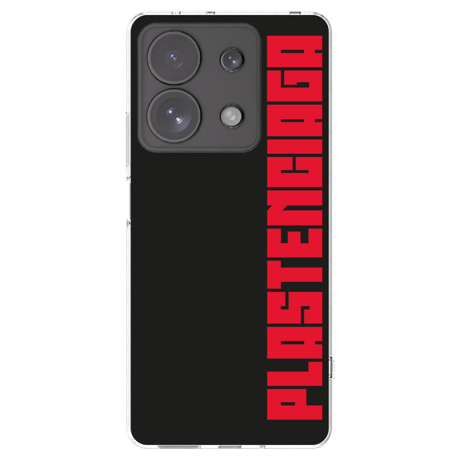 Picasee silikonowe przeźroczyste etui na Xiaomi Redmi Note 13 Pro 4G - Plastenciaga