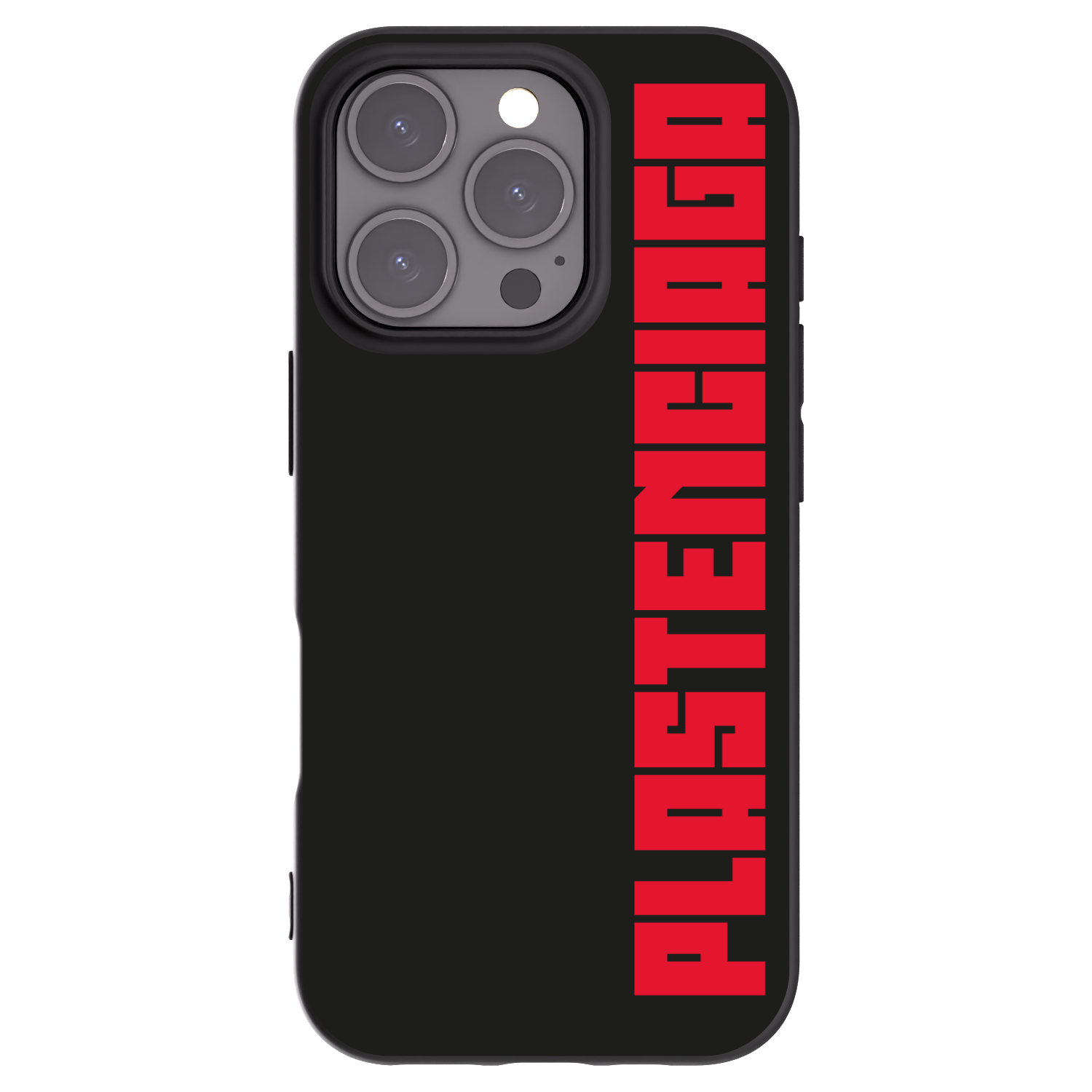 Picasee silikonowe czarne etui na Apple iPhone 16 Pro - Plastenciaga