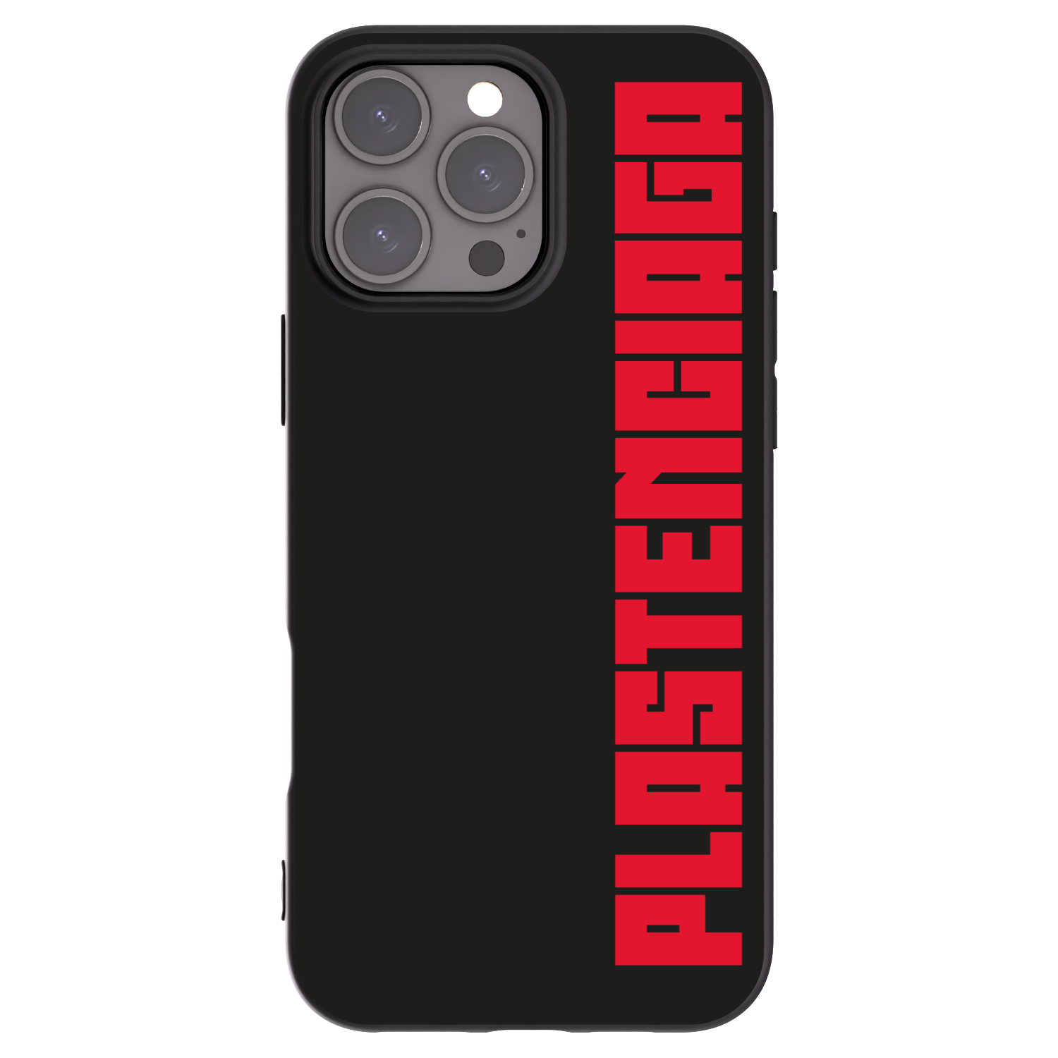 Picasee silikonowe czarne etui na Apple iPhone 16 Pro Max - Plastenciaga