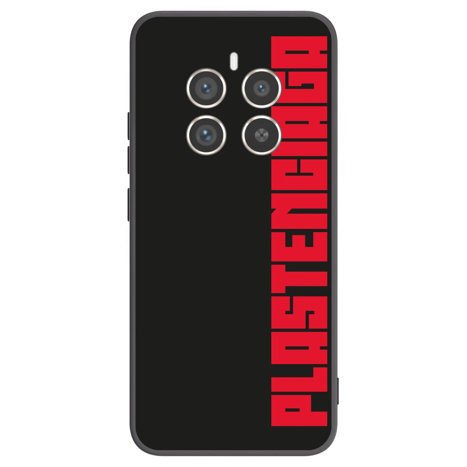 Picasee silikonowe czarne etui na Realme 12 Pro 5G - Plastenciaga