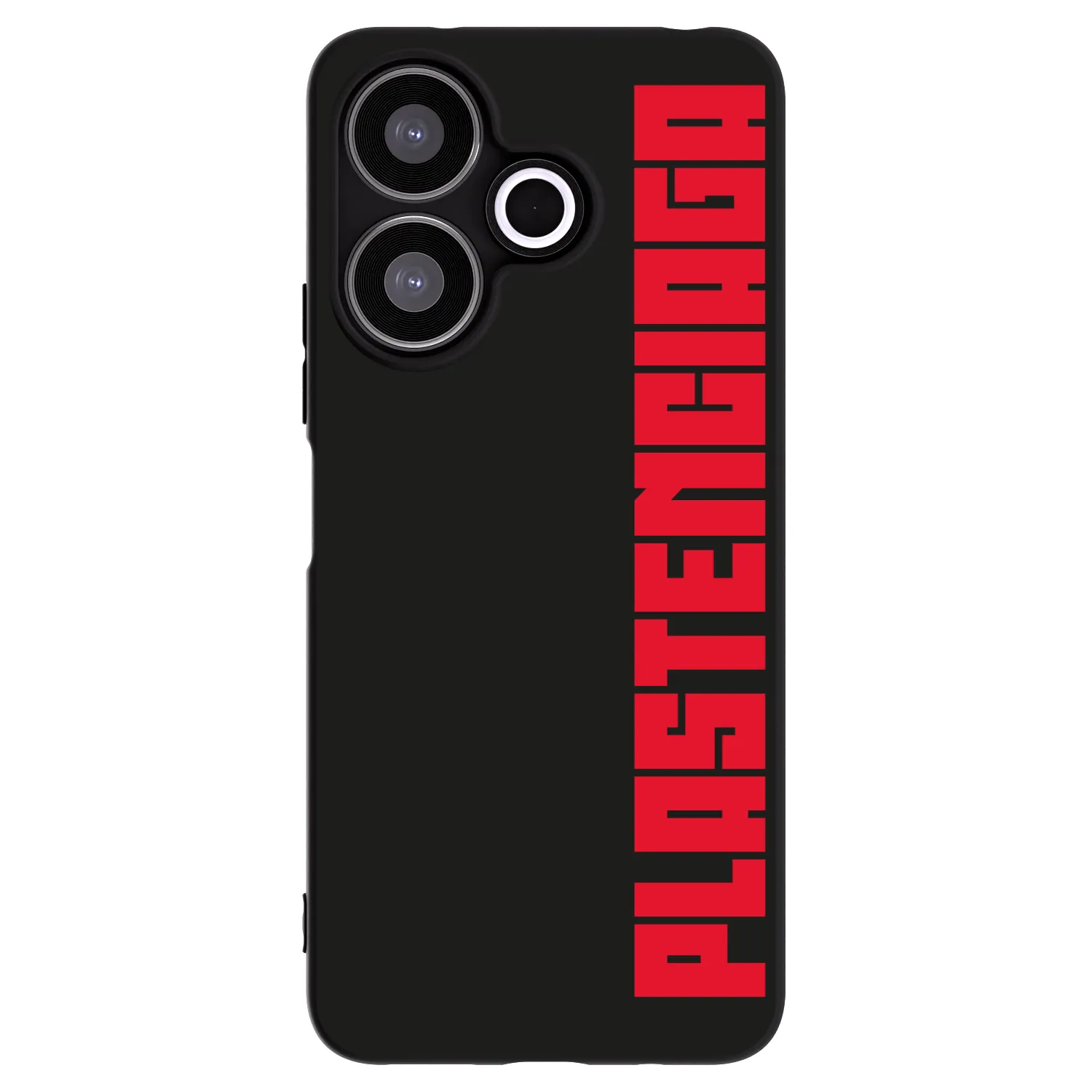 Picasee silikonowe czarne etui na Xiaomi Redmi 13 4G - Plastenciaga