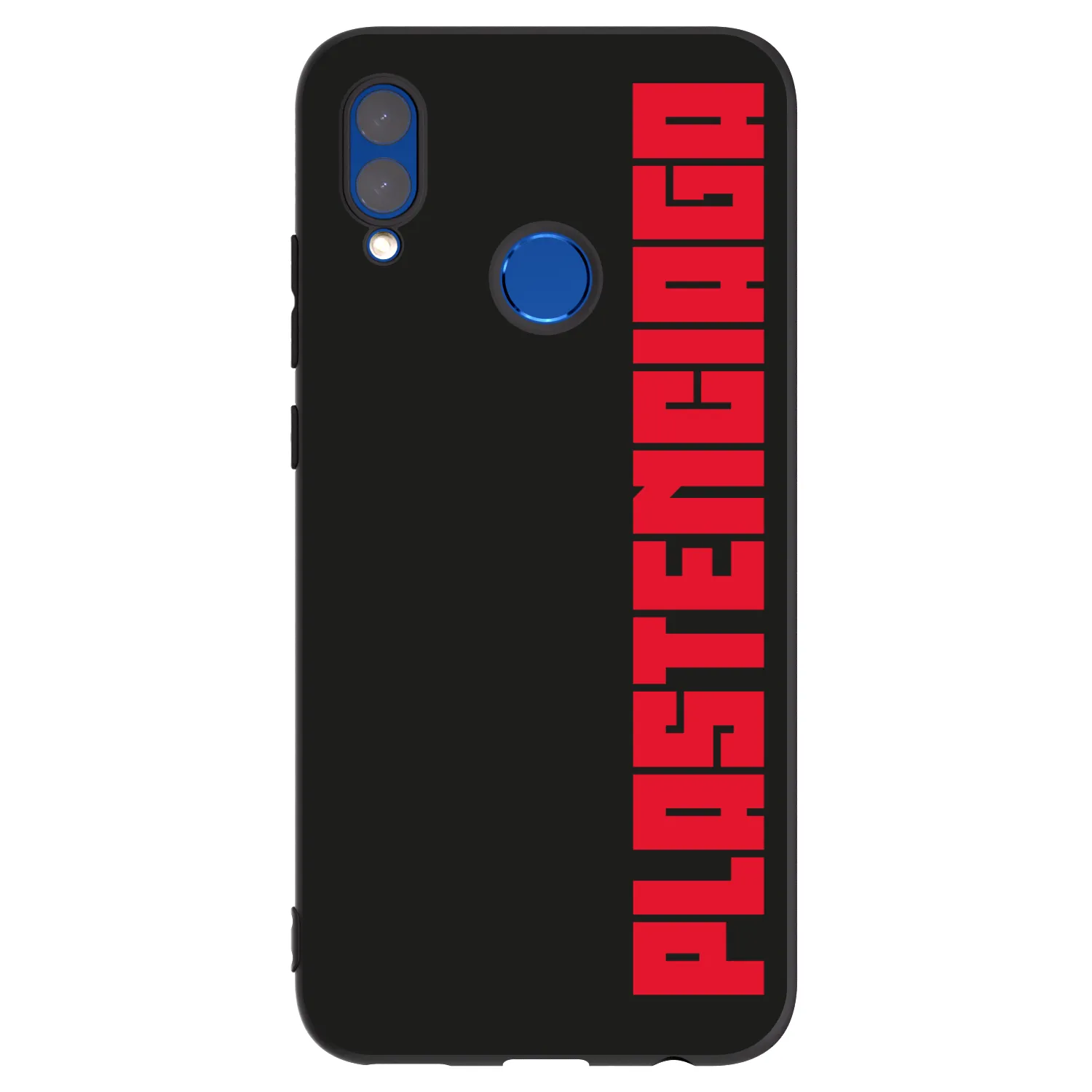 Picasee silikonowe czarne etui na Honor 10 Lite - Plastenciaga