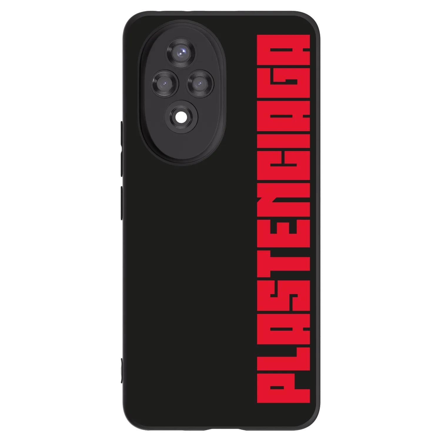 Picasee silikonowe czarne etui na Honor 200 5G - Plastenciaga