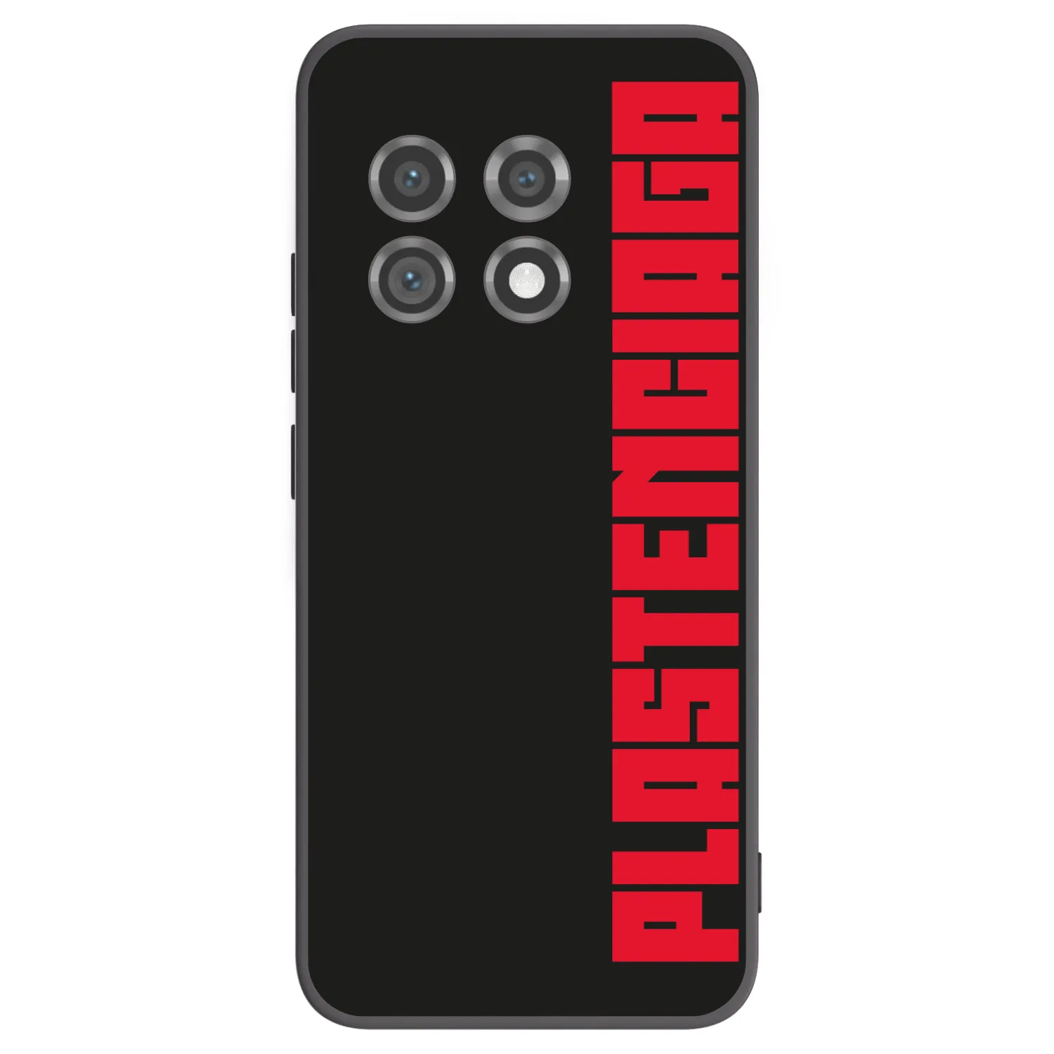 Picasee silikonowe czarne etui na OnePlus 11 5G - Plastenciaga