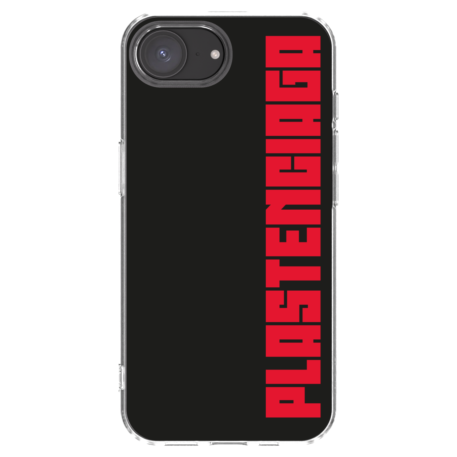 Picasee silikonowe przeźroczyste etui na Apple iPhone 16e - Plastenciaga