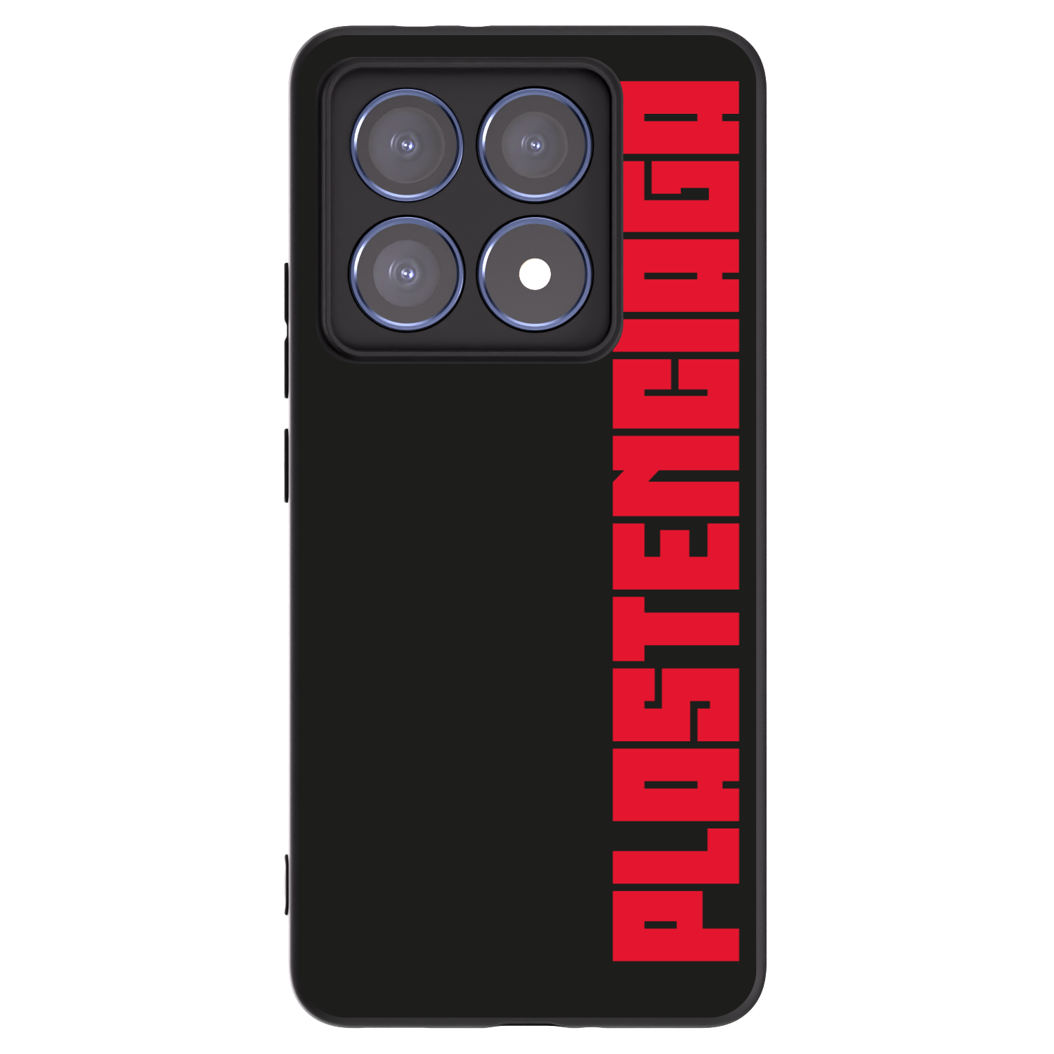 Picasee silikonowe czarne etui na Xiaomi 14T Pro - Plastenciaga