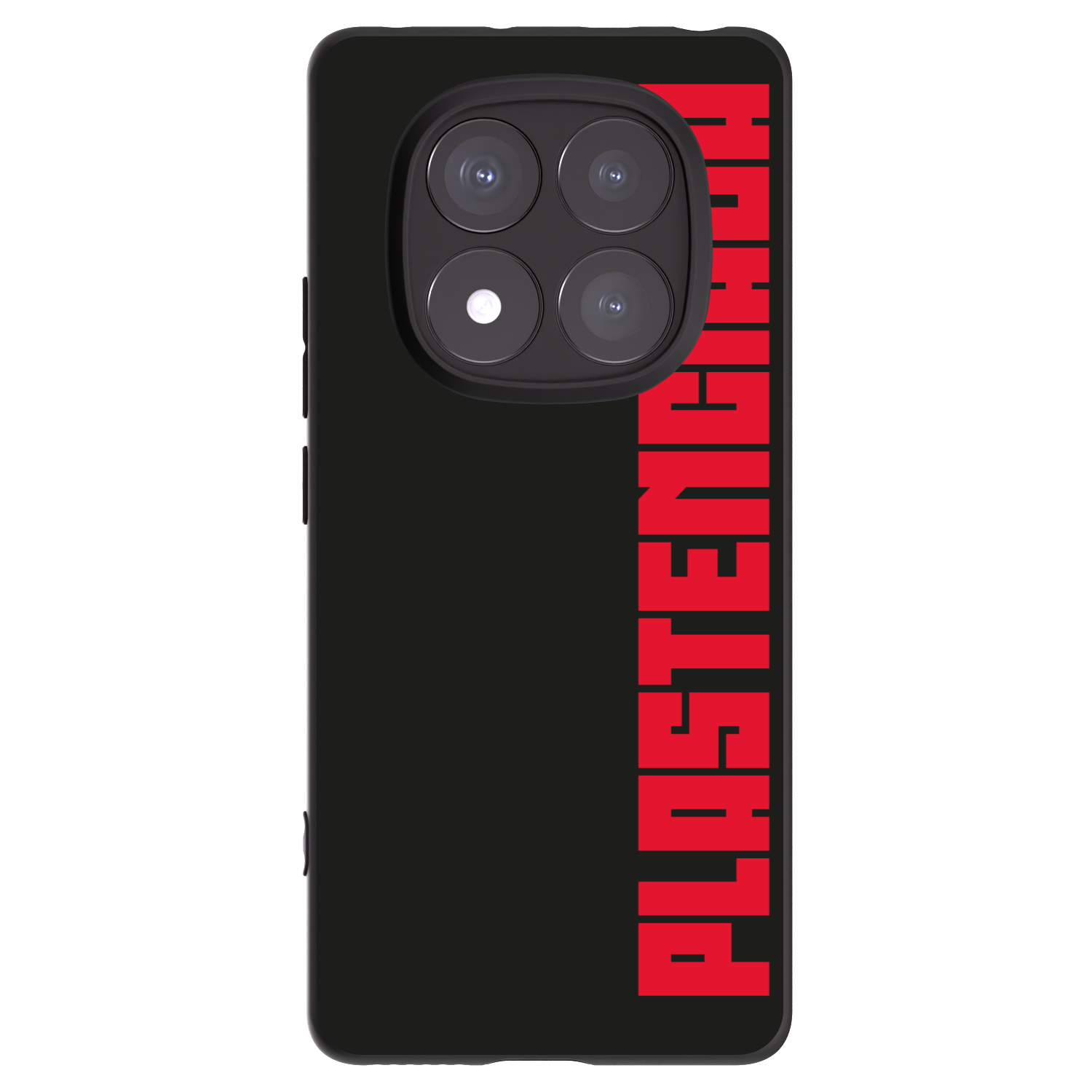 Picasee silikonowe czarne etui na Xiaomi Redmi Note 14 Pro+ 5G - Plastenciaga