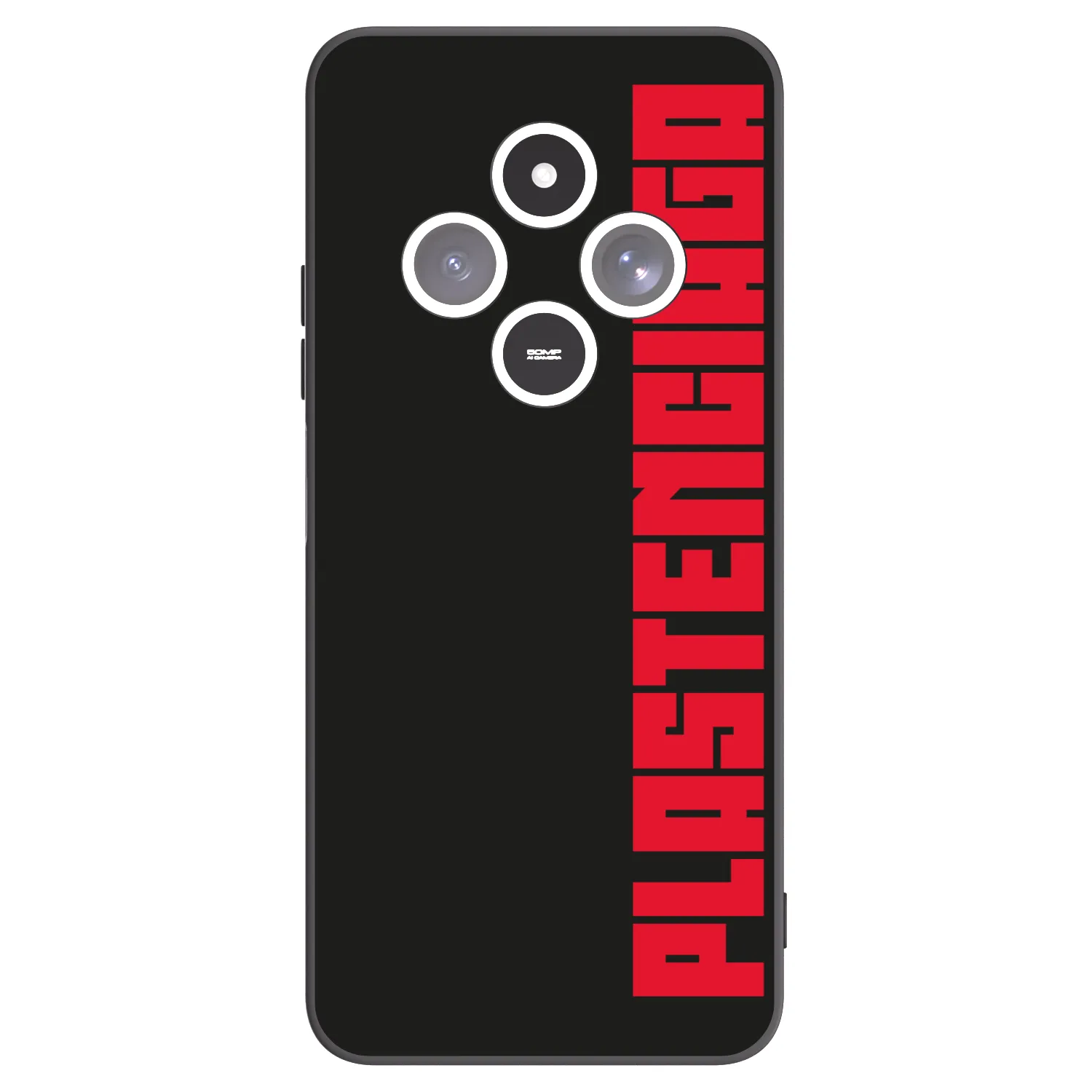 Picasee silikonowe czarne etui na Xiaomi Redmi 14C - Plastenciaga