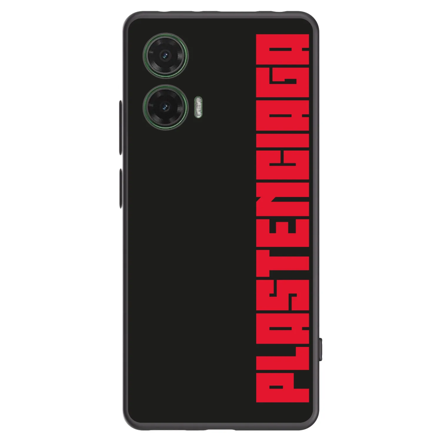 Picasee silikonowe czarne etui na Motorola Moto G35 5G - Plastenciaga
