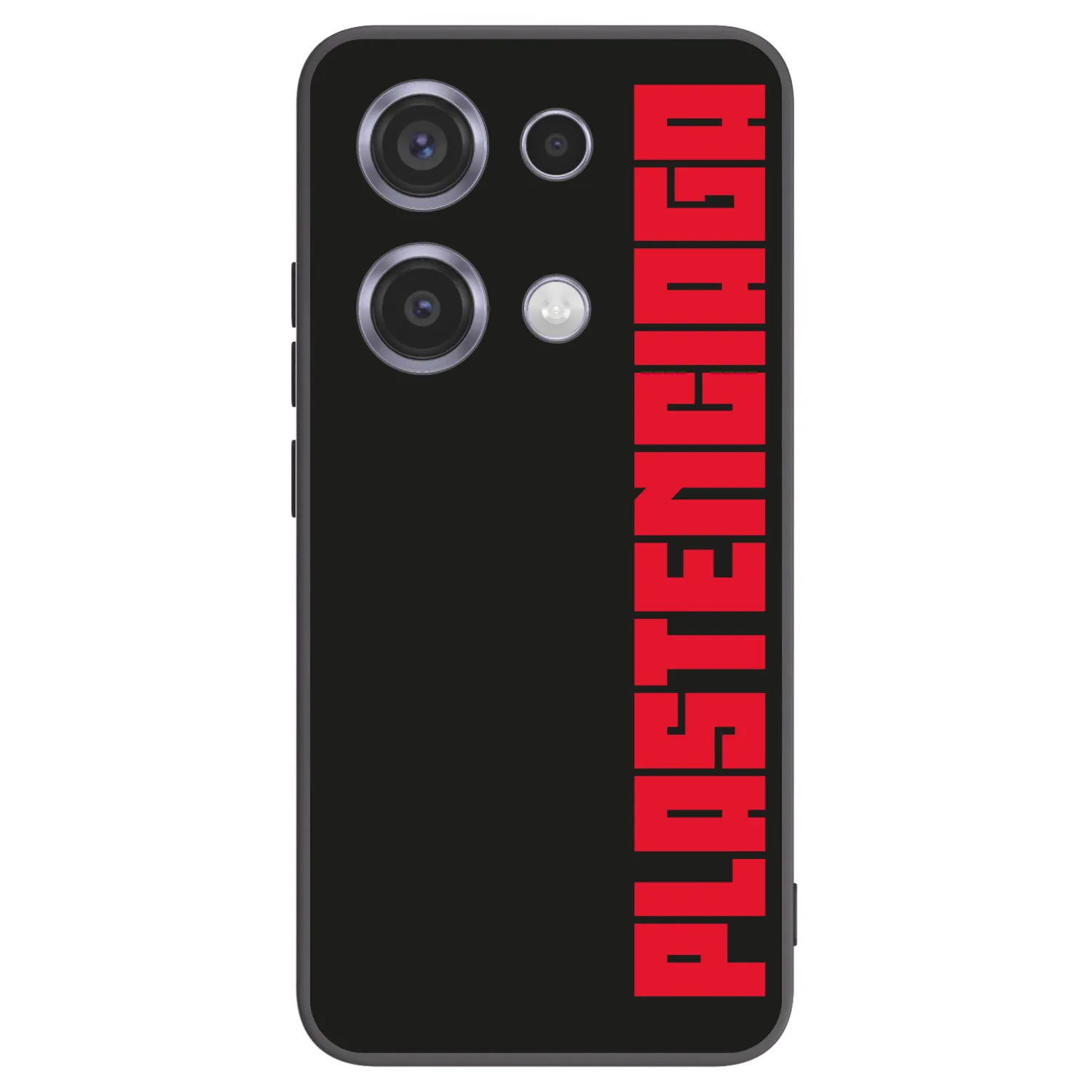 Picasee silikonowe czarne etui na Xiaomi Redmi Note 14S - Plastenciaga