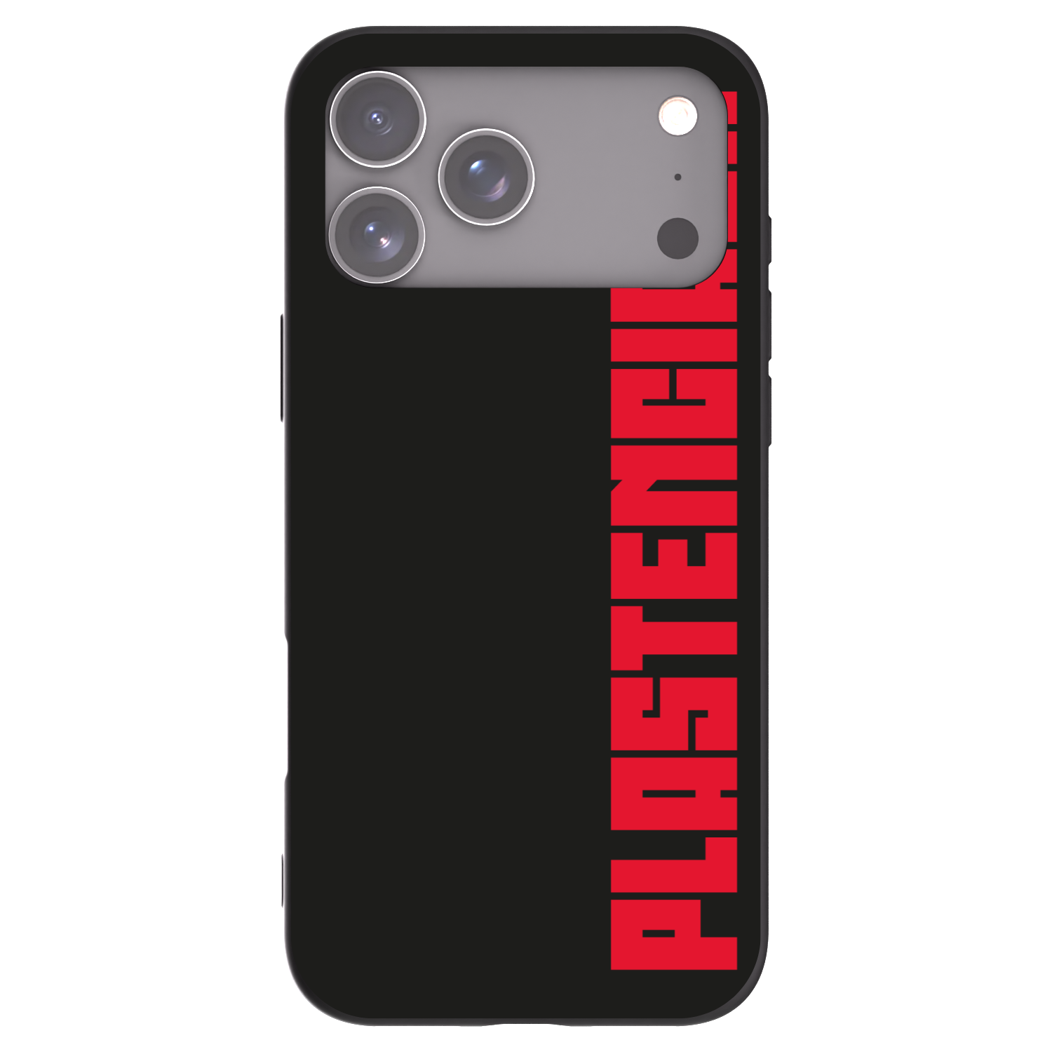 Picasee silikonowe czarne etui na Apple iPhone 17 Pro Max - Plastenciaga