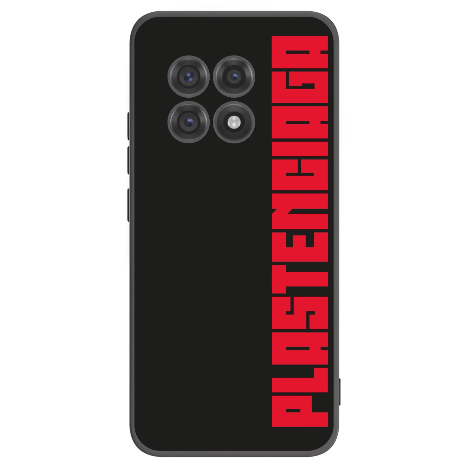 Picasee silikonowe czarne etui na OnePlus 13R 5G - Plastenciaga