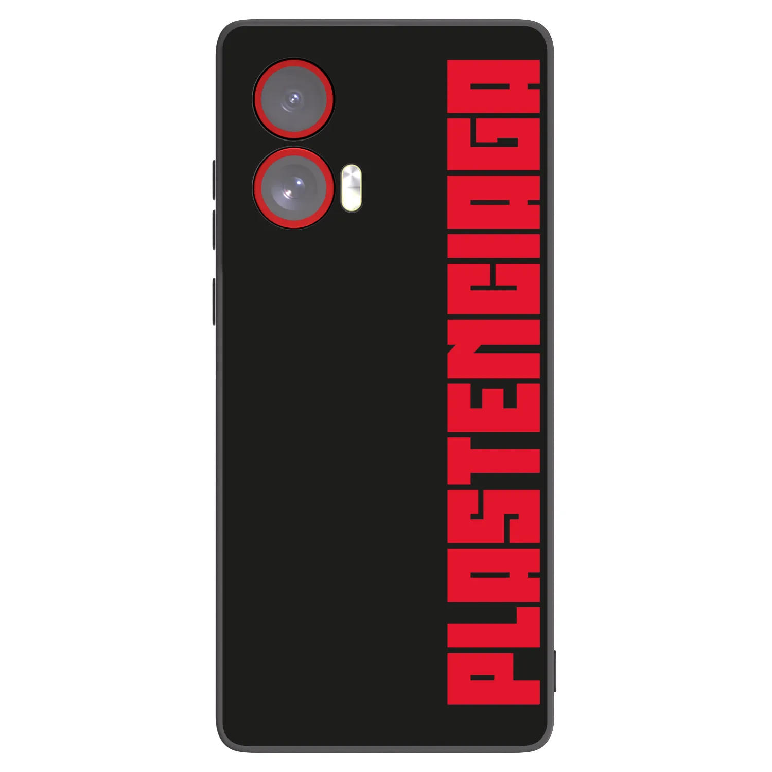 Picasee silikonowe czarne etui na Motorola Edge 50 Fusion - Plastenciaga