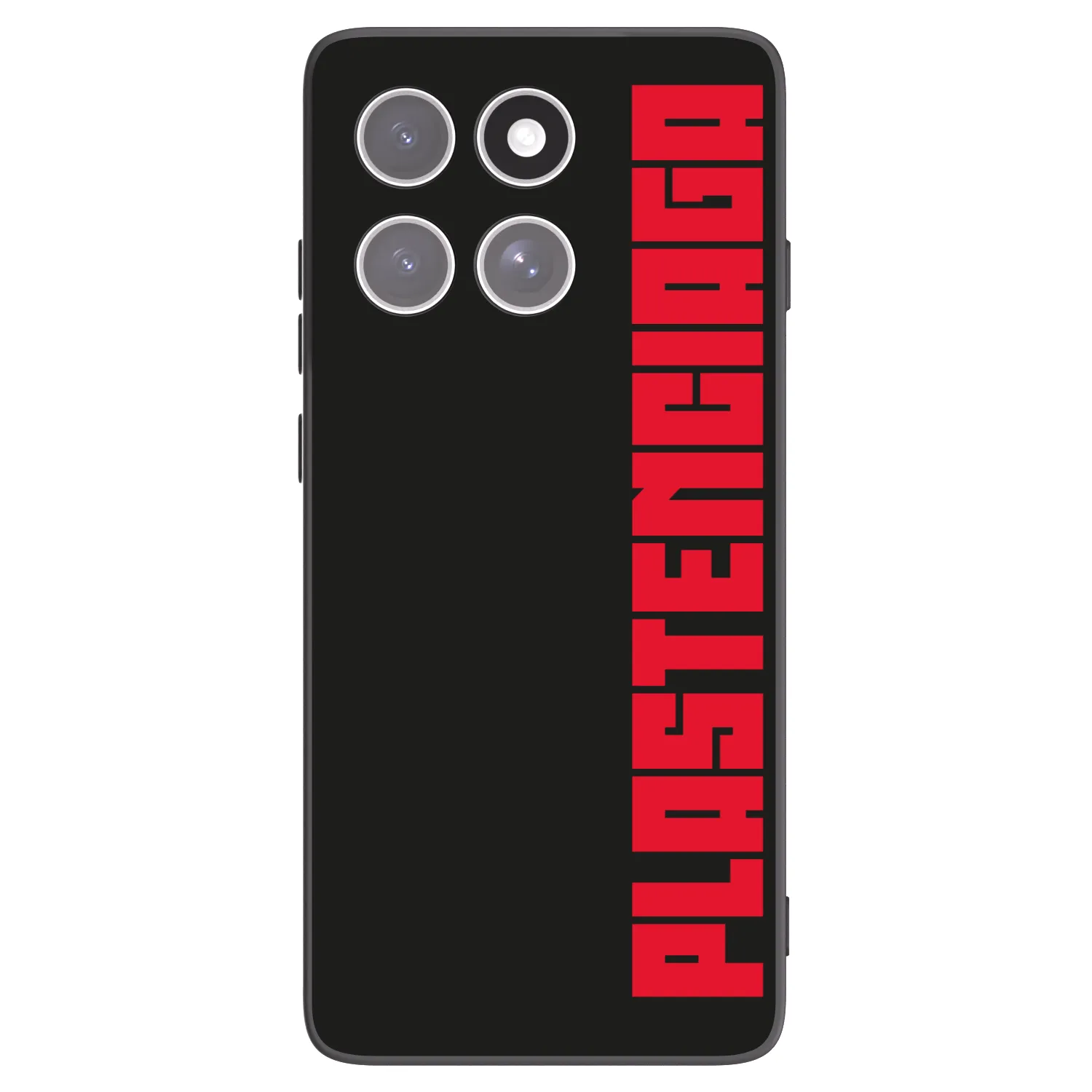 Picasee silikonowe czarne etui na Motorola Edge 60 Fusion - Plastenciaga