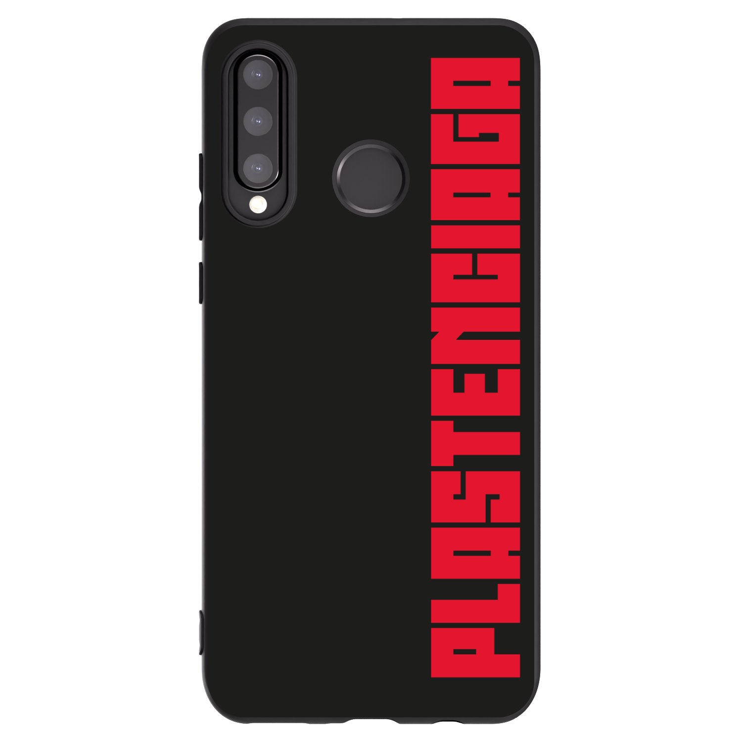 Picasee silikonowe czarne etui na Huawei P30 Lite - Plastenciaga