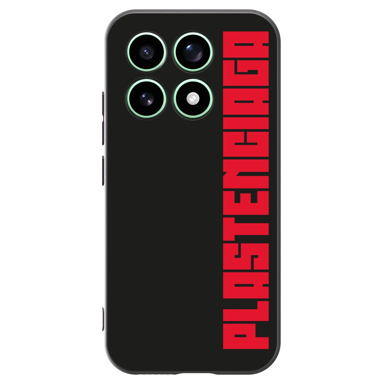 Picasee silikonowe czarne etui na Xiaomi 17 - Plastenciaga