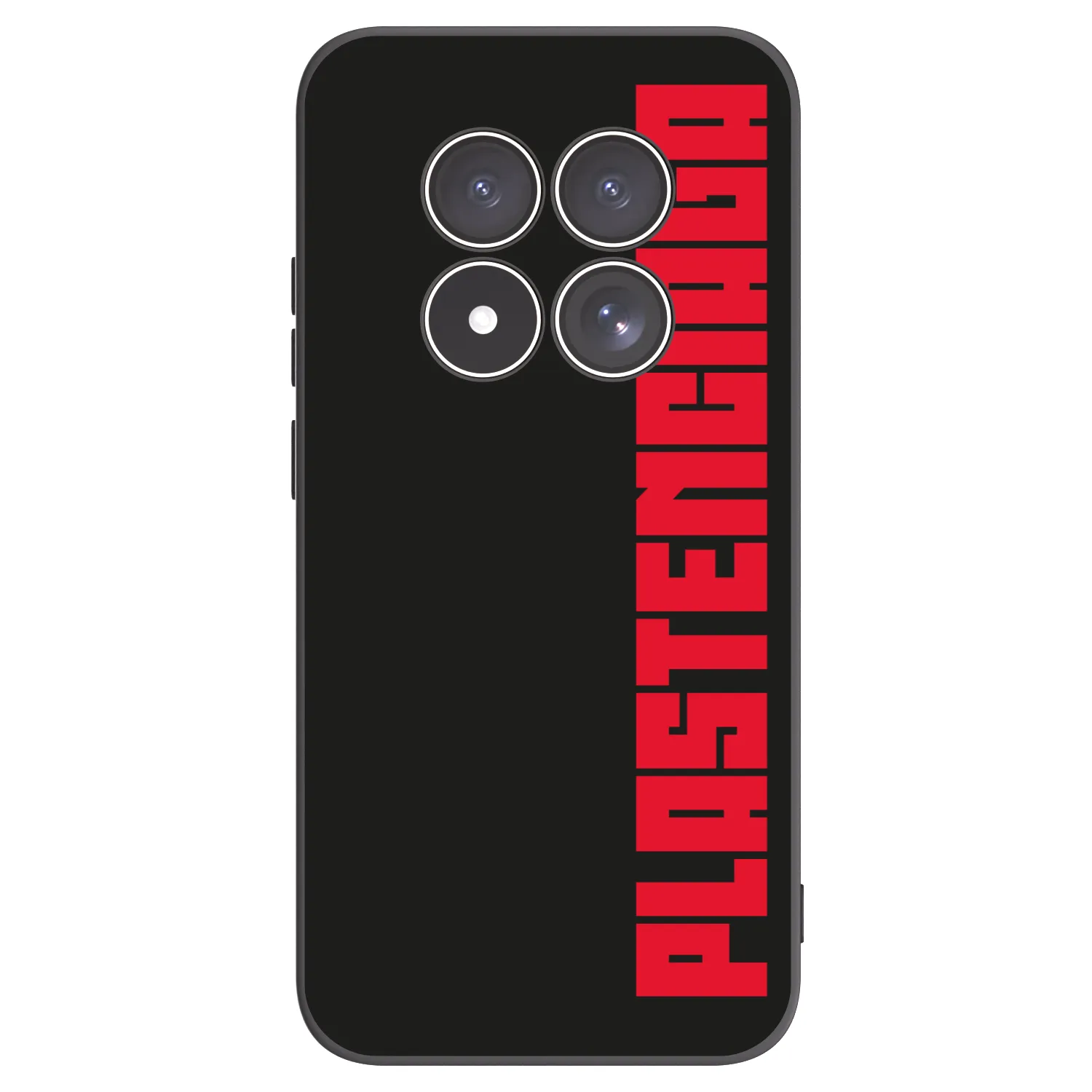Picasee silikonowe czarne etui na Xiaomi Redmi Note 15 Pro 5G - Plastenciaga