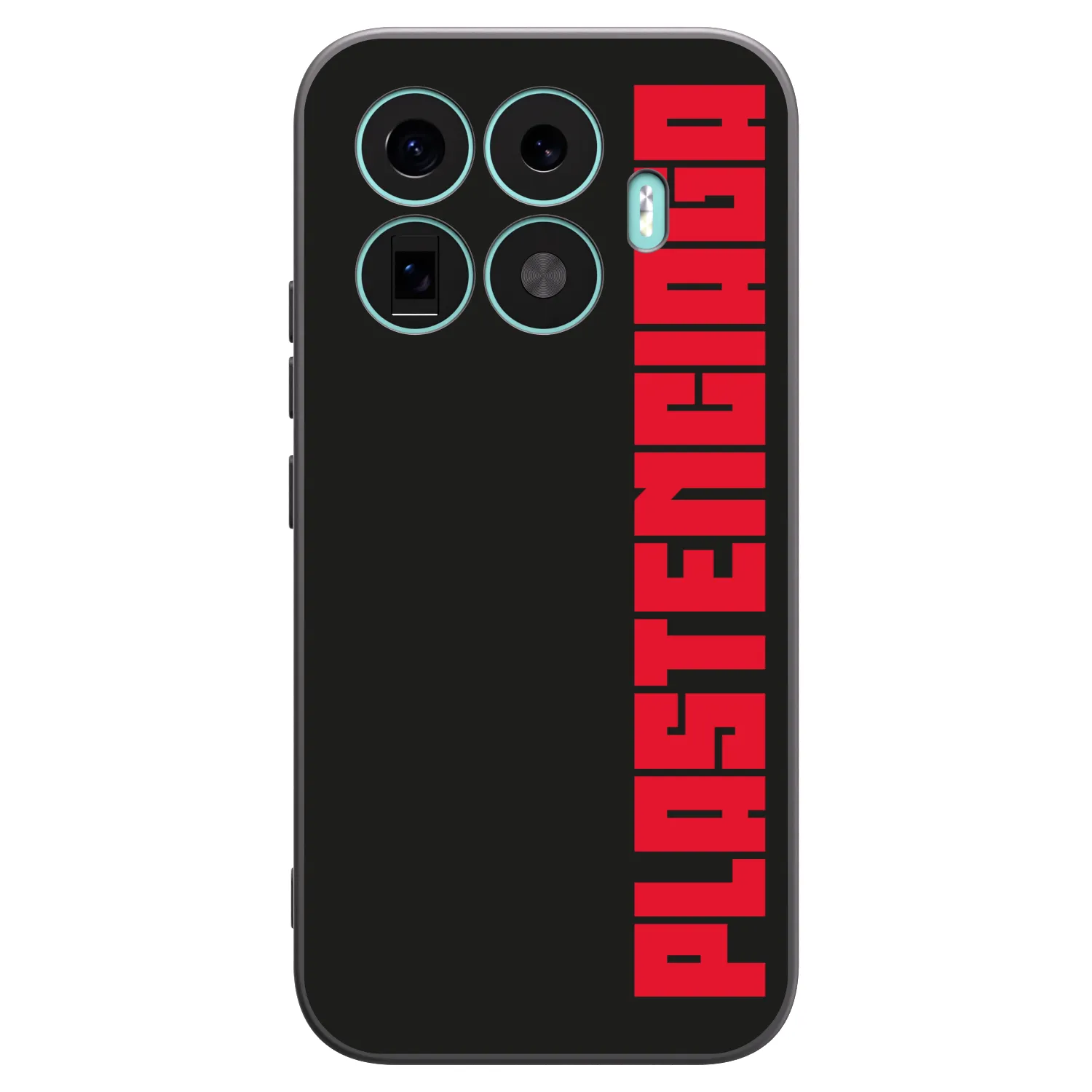 Picasee silikonowe czarne etui na Xiaomi 17T - Plastenciaga
