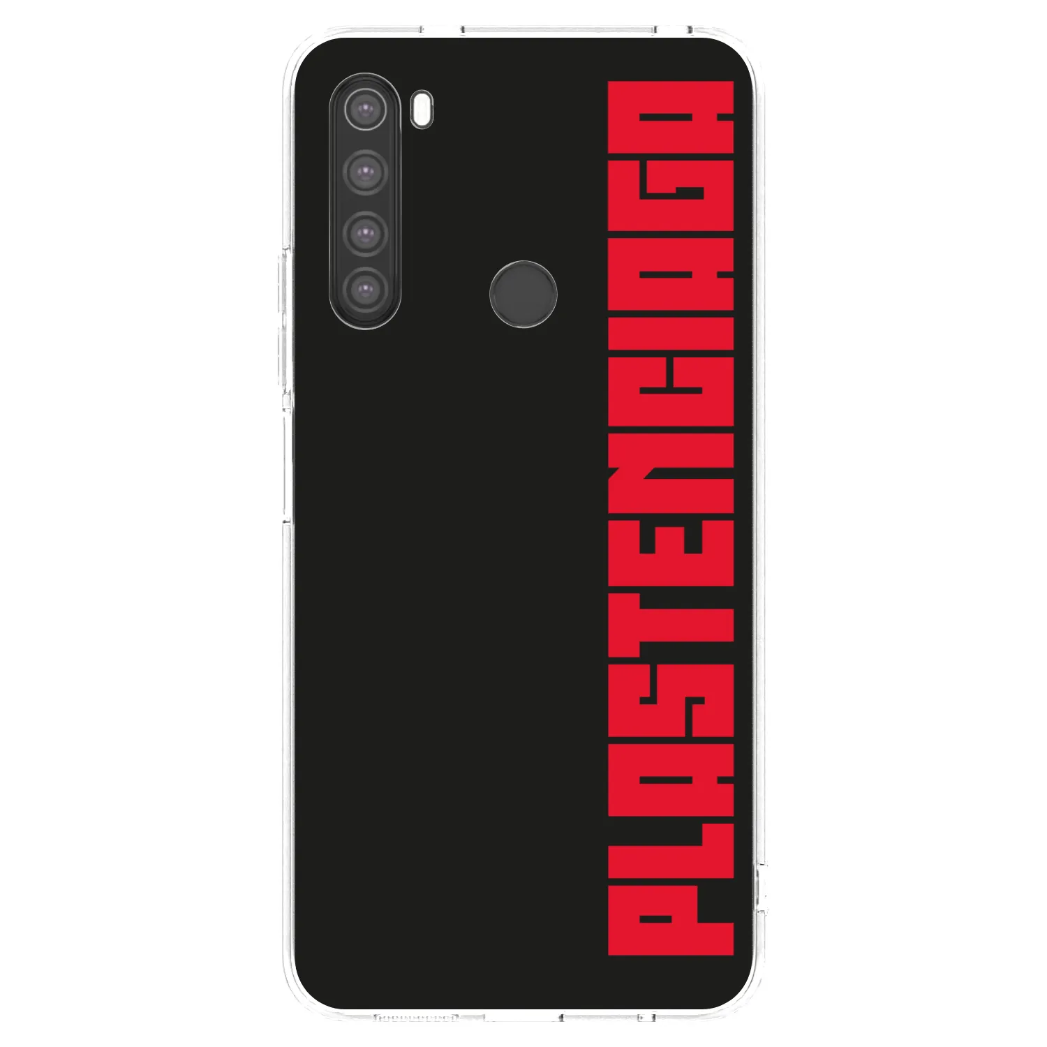 Picasee silikonowe przeźroczyste etui na Xiaomi Redmi Note 8 - Plastenciaga